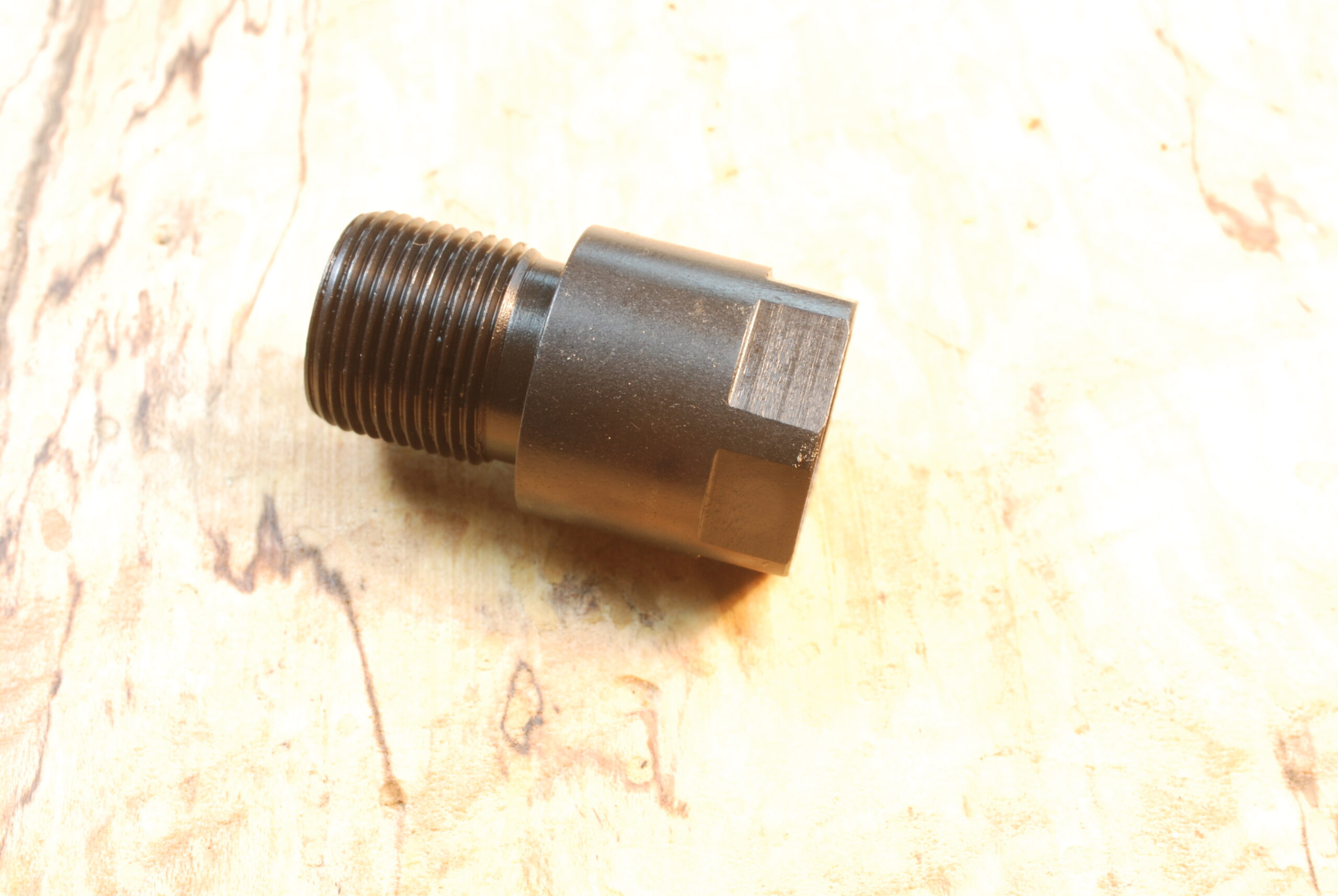 M15x1 RH (female) to 5/8"-24 (male) Thread Converter - SKU#070 - Image 2
