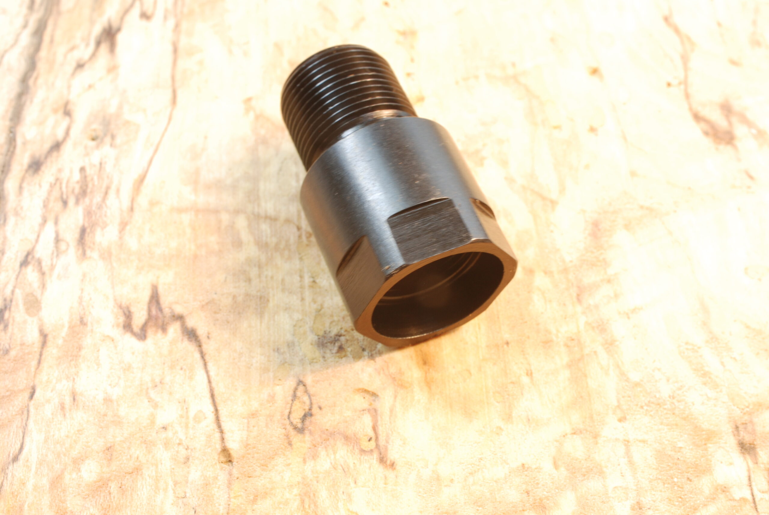 M15x1 RH (female) to 5/8"-24 (male) Thread Converter - SKU#070 - Image 3