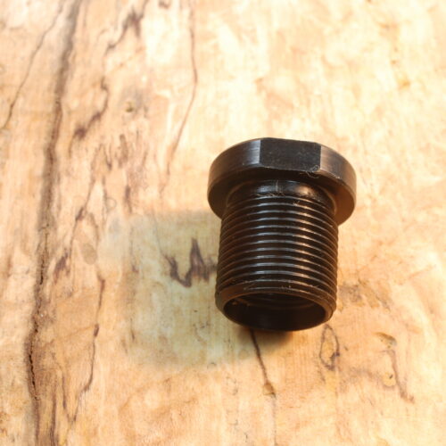 5/8"-24 TPI (female) to 3/4"-24 TPI (male) Thread Converter-Blued Steel - SKU#202