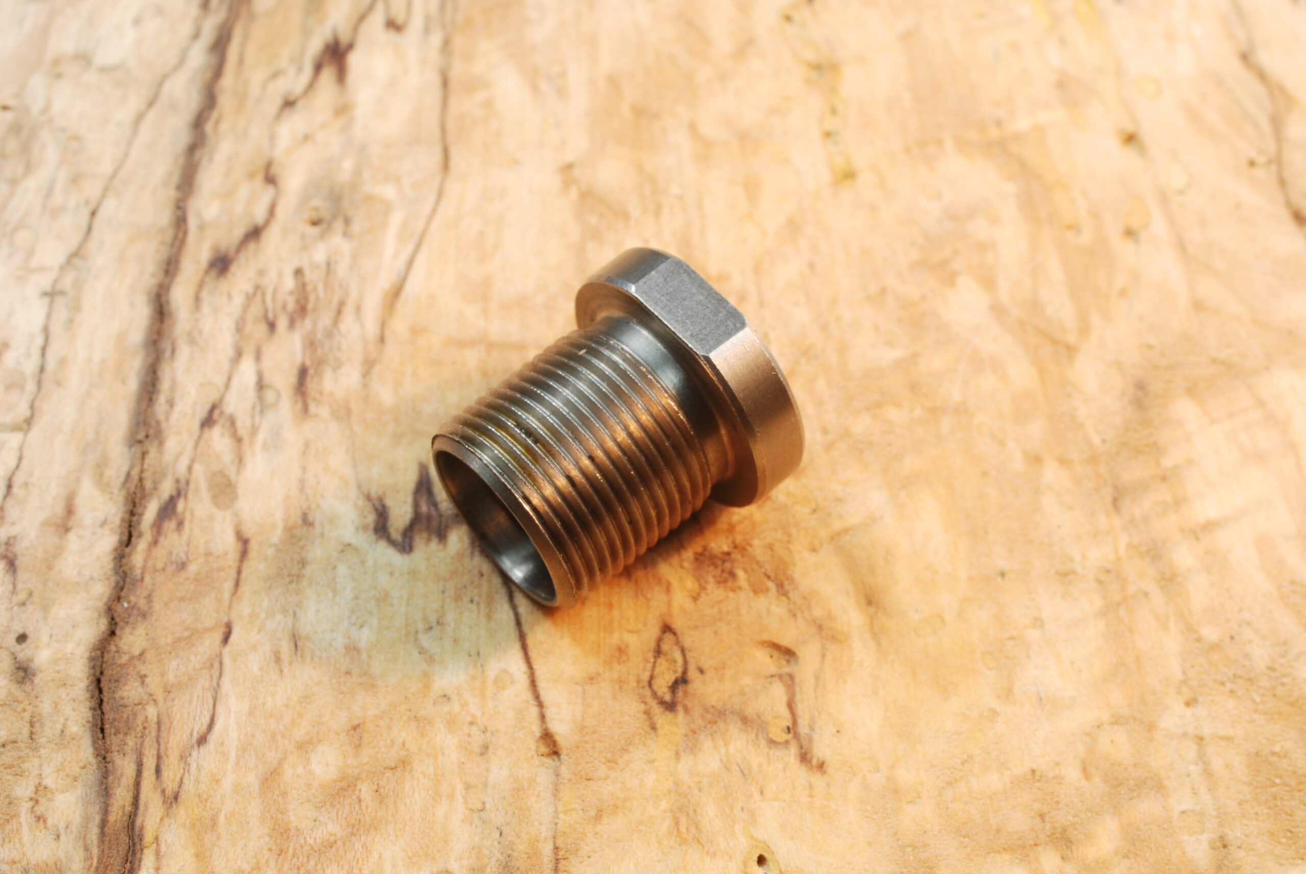 1/2-28 ( female ) to 5/8-24 ( male ) Thread adapter converter - Stainless Steel - SKU#019 - Image 7