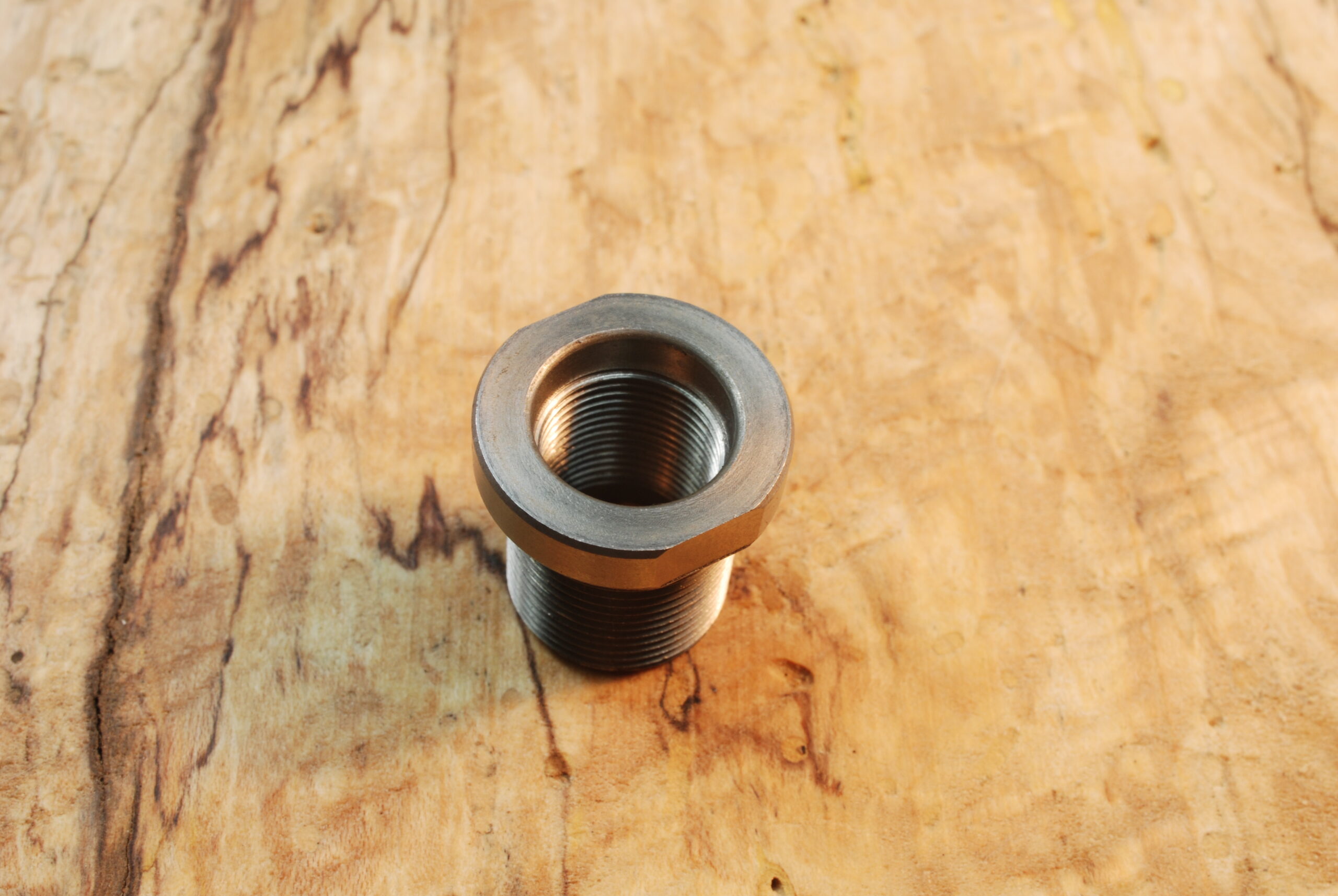 1/2-28 ( female ) to 5/8-24 ( male ) Thread adapter converter - Stainless Steel - SKU#019 - Image 6