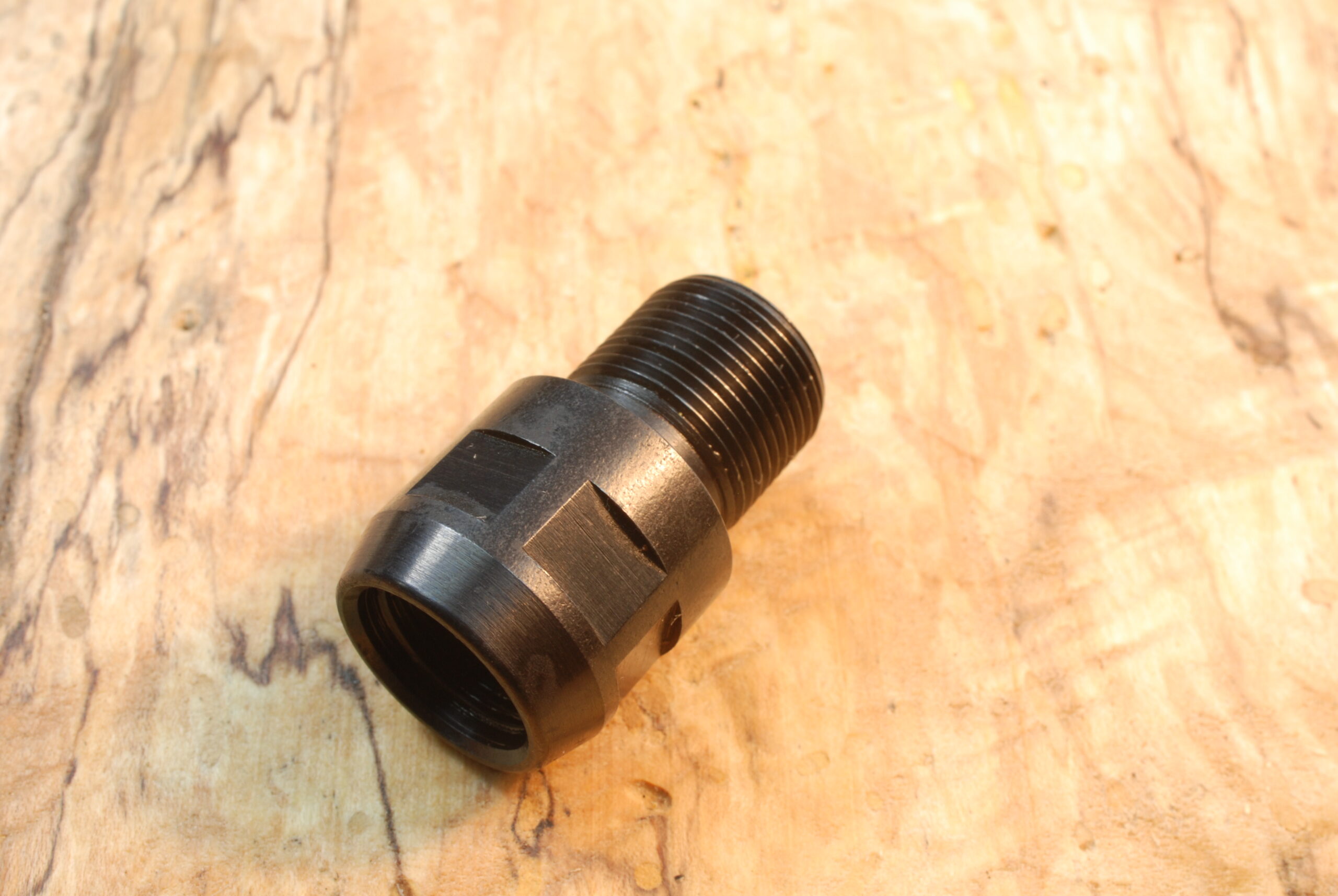 9/16"-24 RH (female) to 5/8"-24, (male) Thread Converter - SKU#062