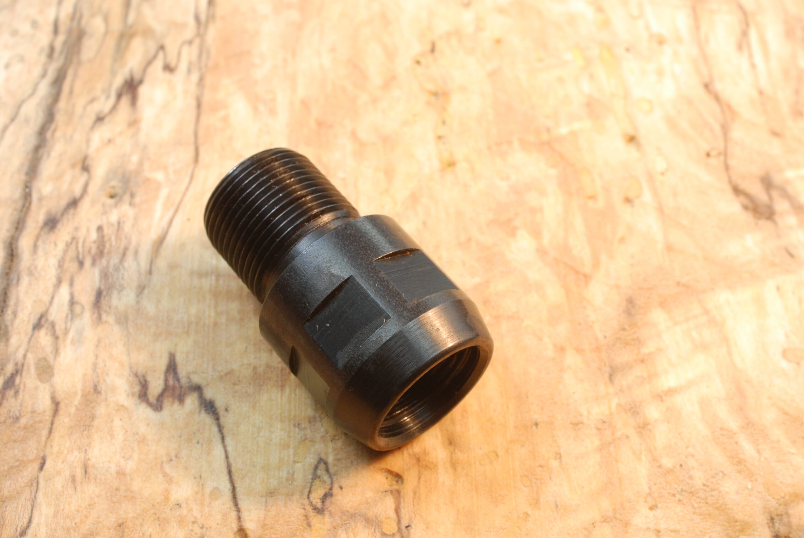 9/16"-24 RH (female) to 5/8"-24, (male) Thread Converter - SKU#062 - Image 3
