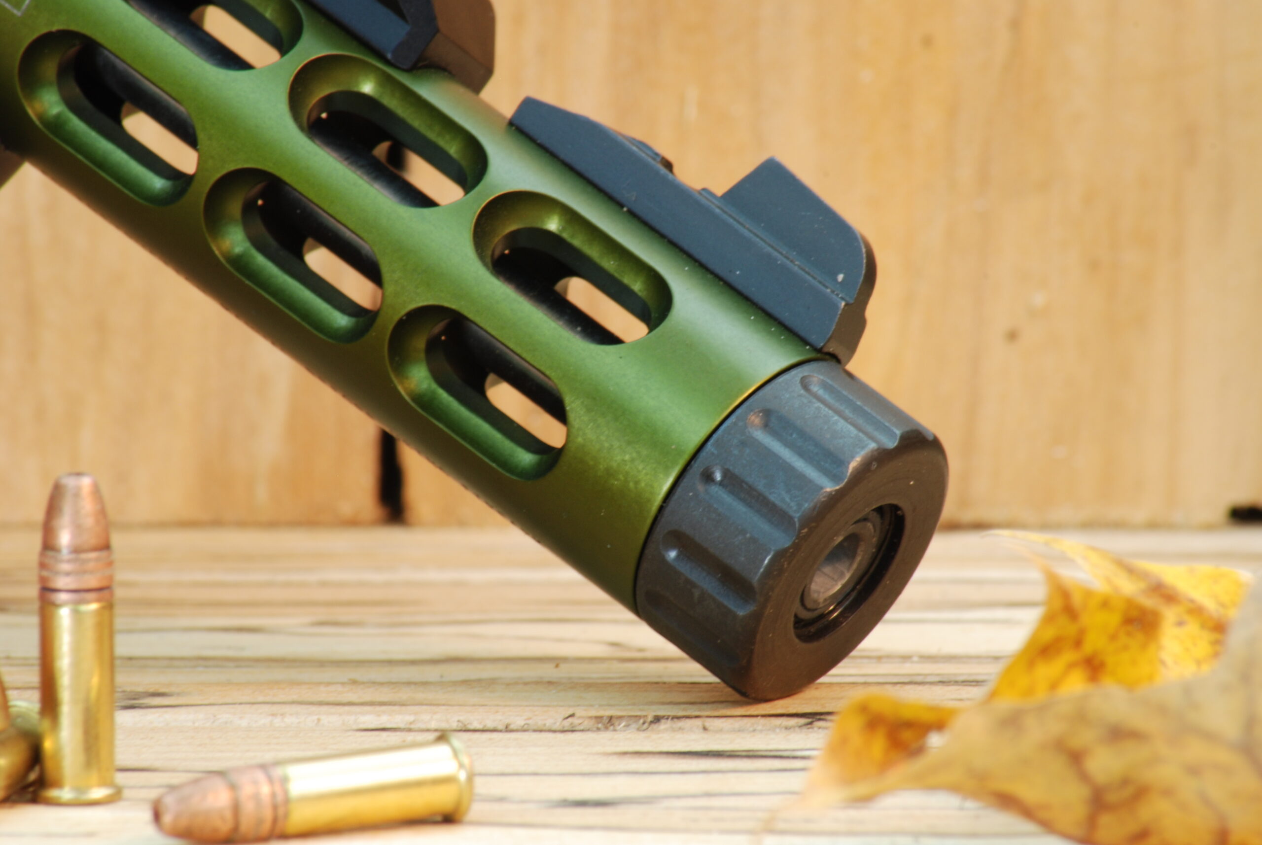 RUGER 22/45, Fluted Thread Protector 1/2"-28TPI, .440" Long, 1" Diameter - SKU#9400 - Image 2