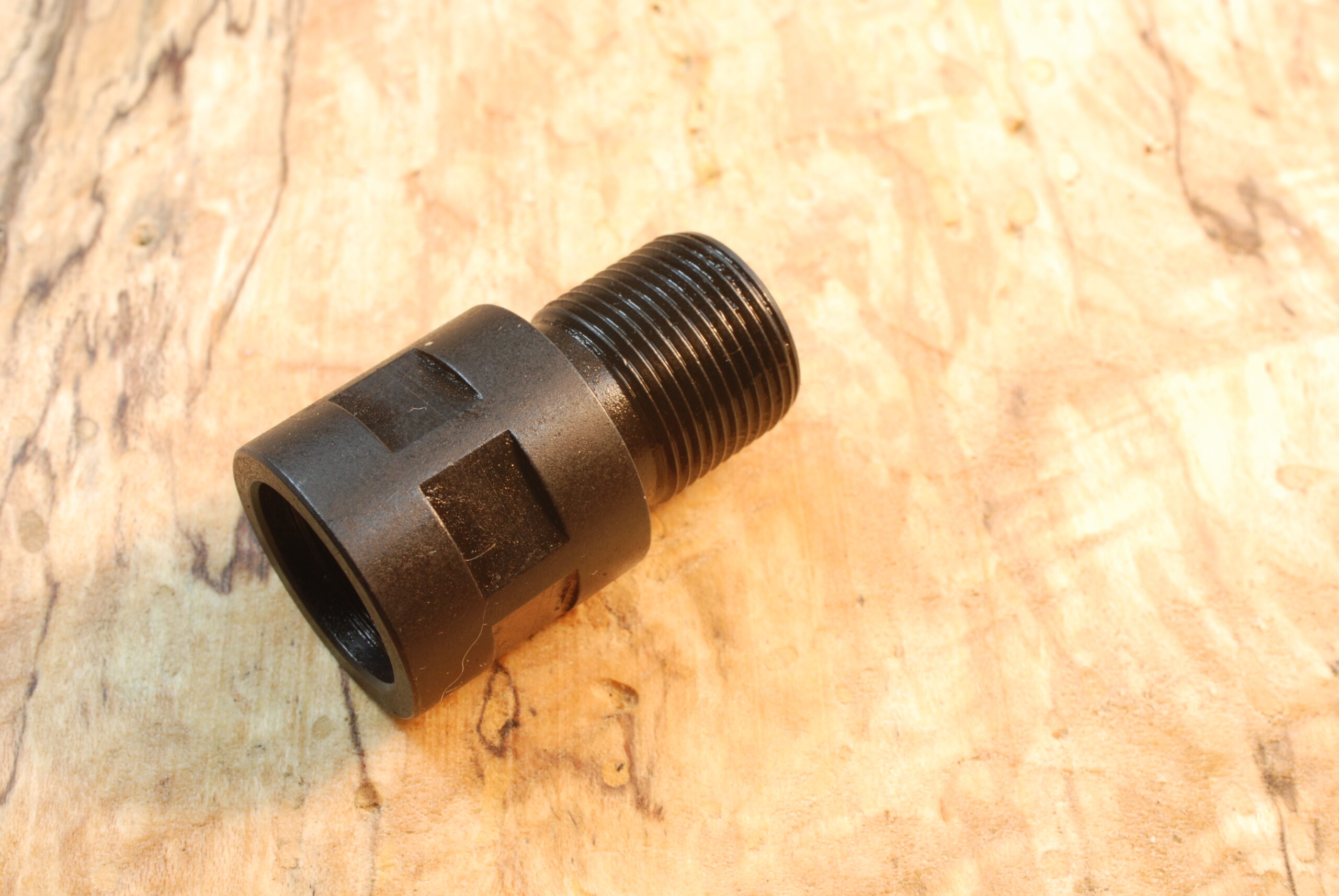 M14 Rifle, 19/32"-32 mil spec {.5938"-32}(female) to 5/8"-24 (male) Thread Converter - SKU#068 - Image 2