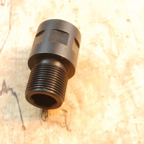 M14 Rifle,   19/32"-32 mil spec {.5938"-32}(female) to 5/8"-24 (male)  Thread Converter - SKU#068