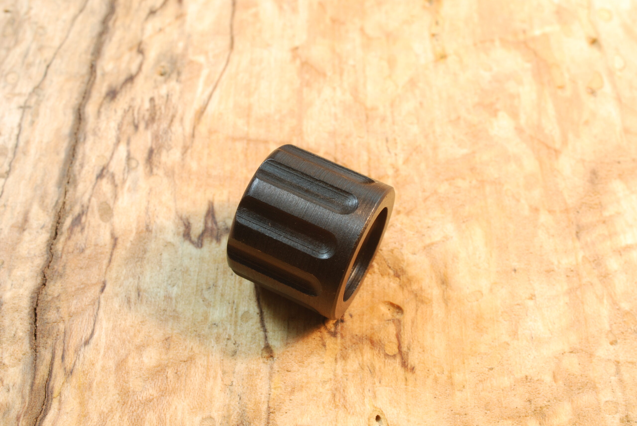 1/2"-28 TPI - Blued Fluted Thread Protector - .750" Diameter X .625" Long - SKU#9340