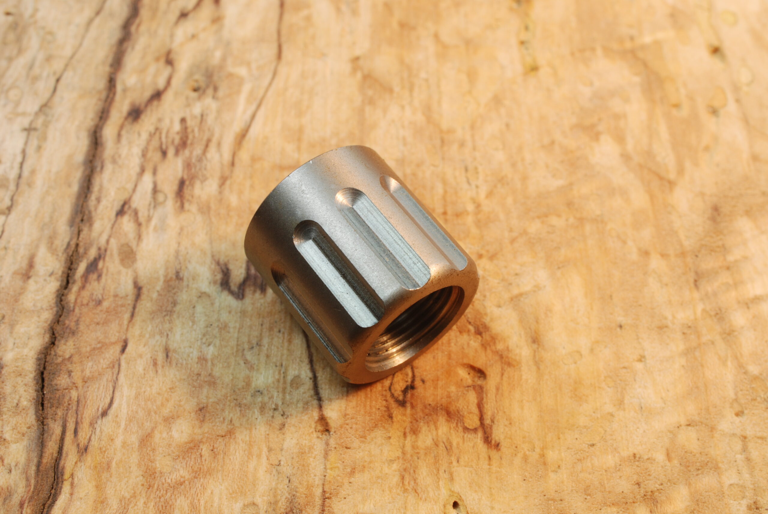 1/2"-28 TPI - Stainless Steel Thread Protector .750" O.D. x .750" OAL - Extra Long - SKU#9351 - Image 4