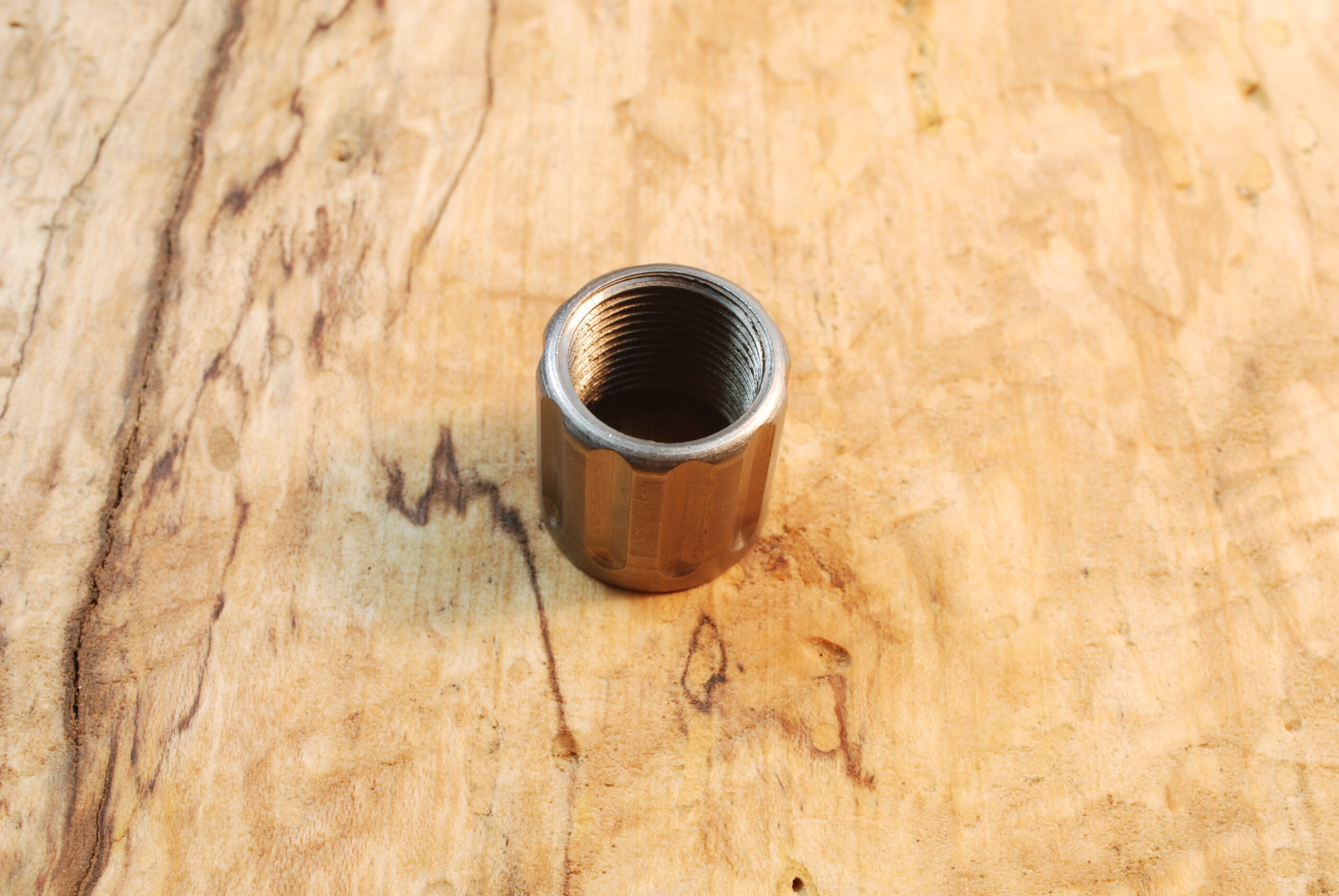 M13 x 0.75, Stainless Steel .625"(5/8") Diameter, .625" ( 5/8") Long, Fluted Thread Protector , Browning X-Bolt - SKU#9116 - Image 4