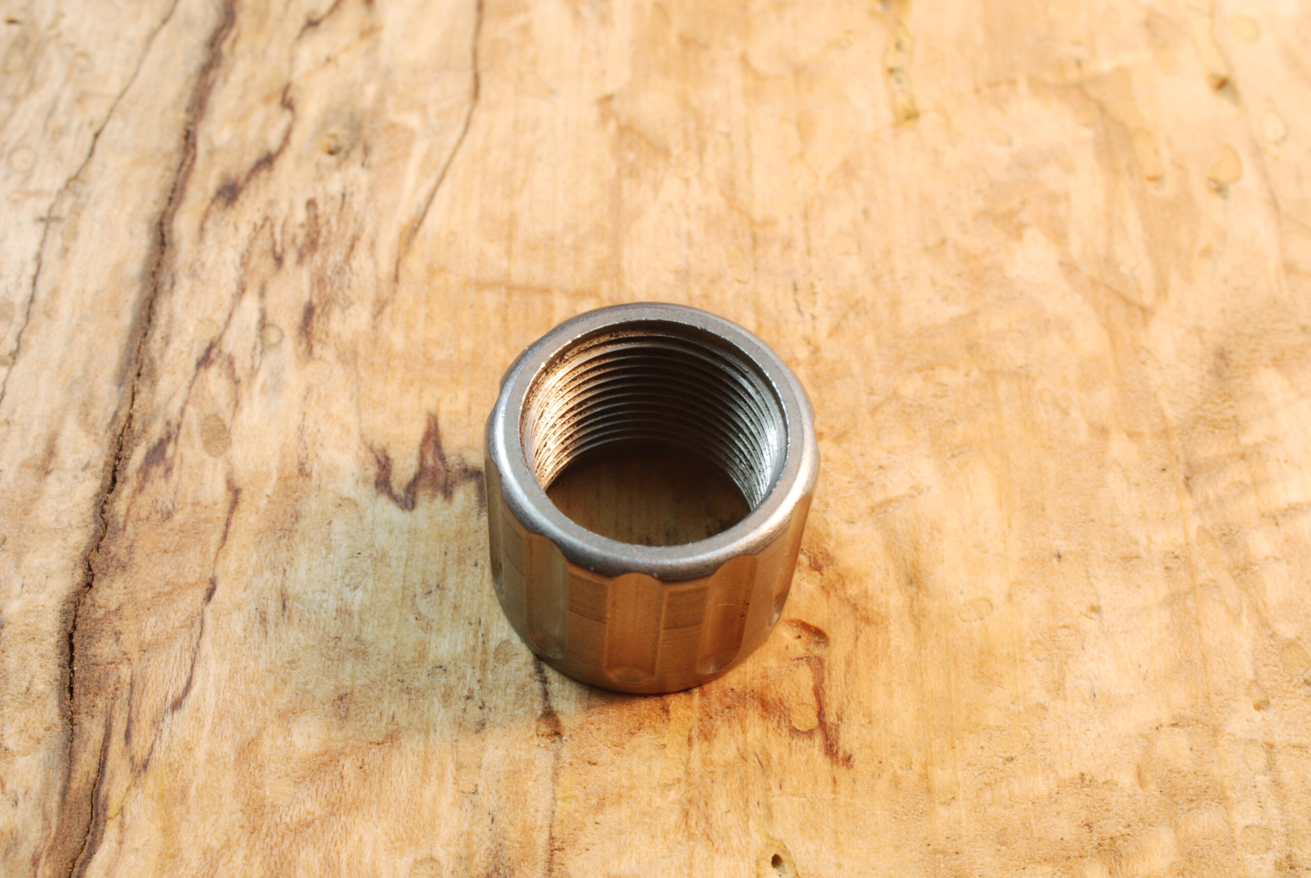5/8"-24 TPI Stainless Steel Thread Protector .812" OD x .625" Long SKU#9541 - Image 3