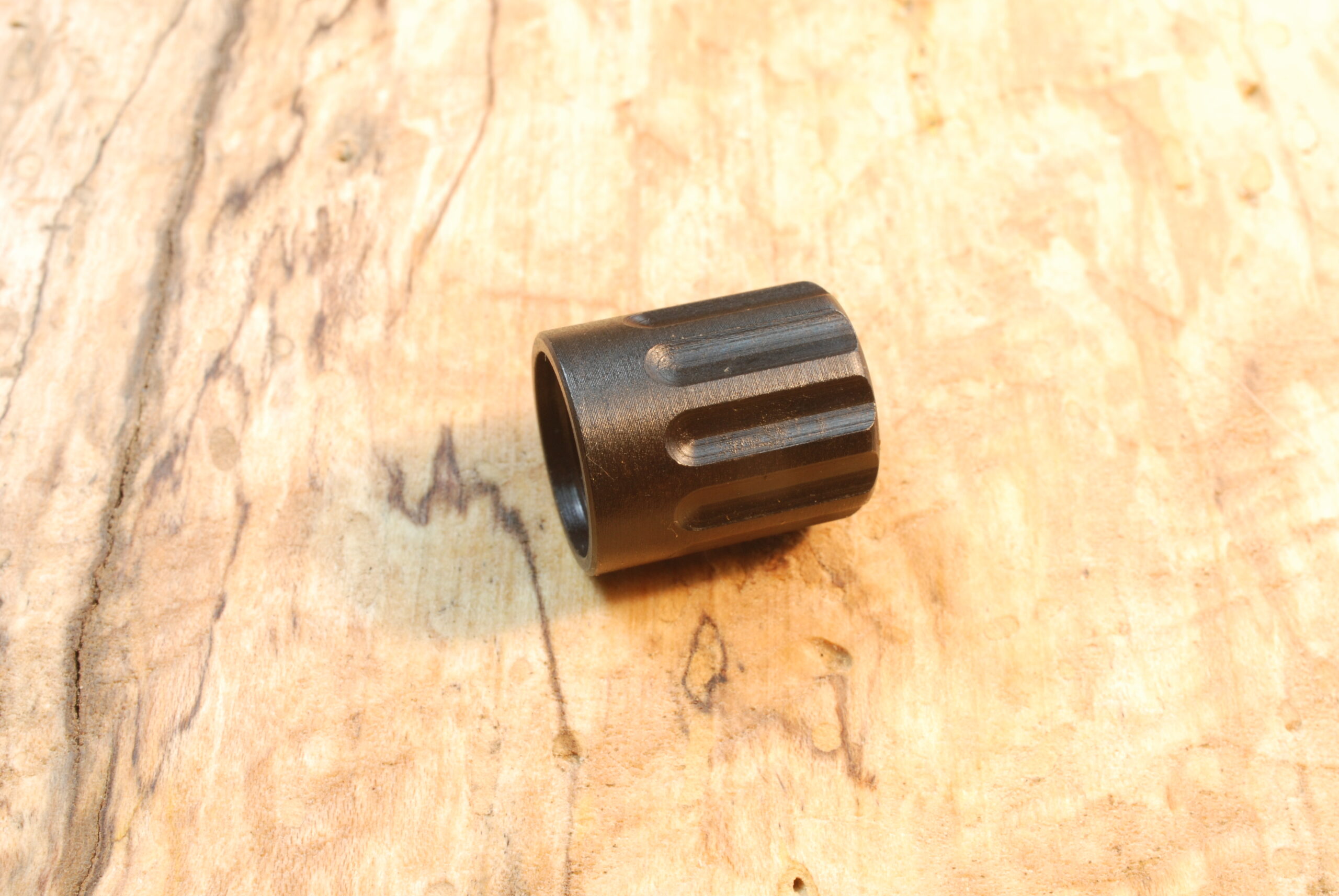 1/2"-28 TPI - Fluted Thread Protector - .625" OD x .750" EXTRA LONG-Blued - SKU#9320 - Image 3