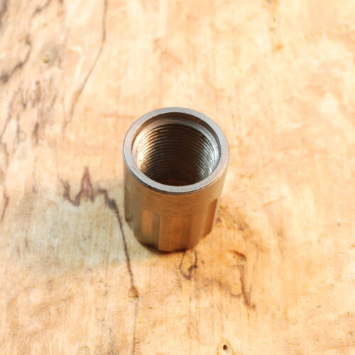 7/16"-28  -  Stainless Steel, Fluted Thread Protector   .550" OD. x .525" Long   SKU#9205