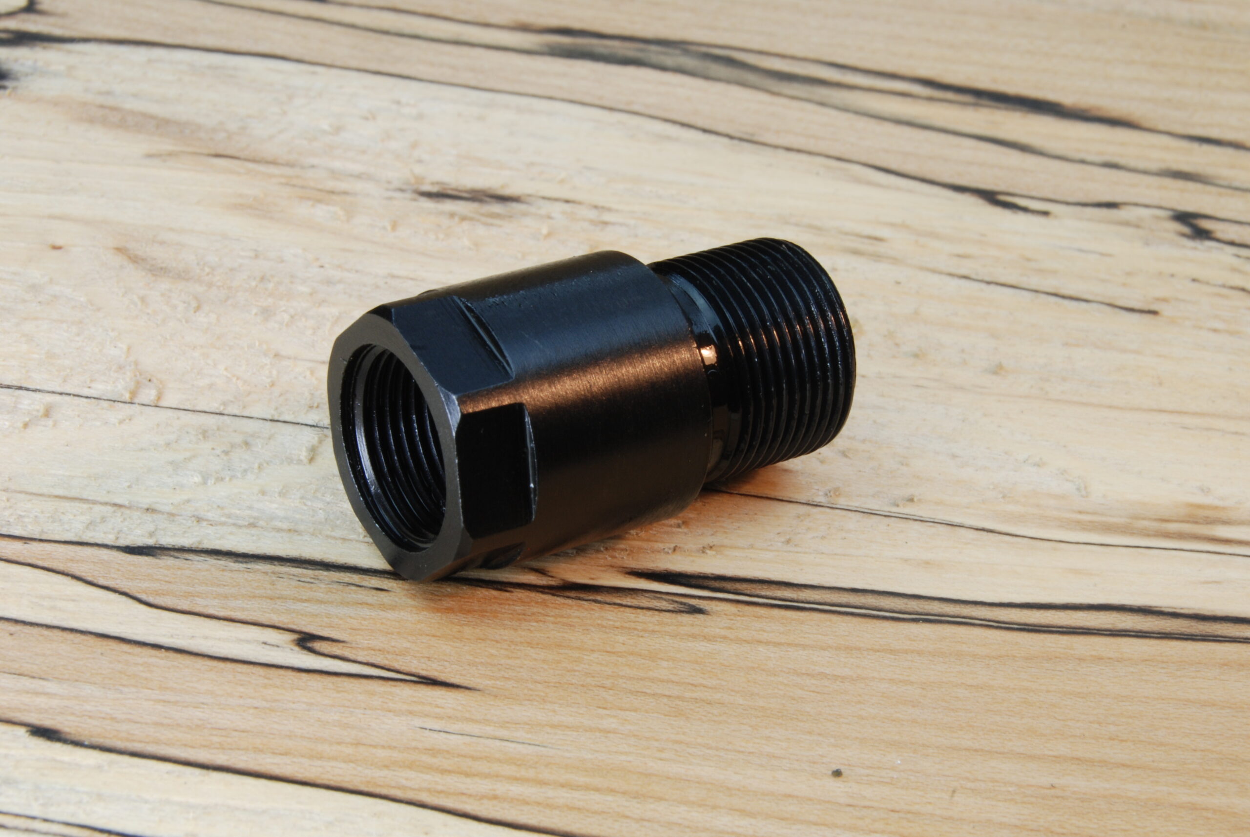 1/2"-28 TPI (female) to .578"-28 TPI (male) Thread Converter - SKU#053