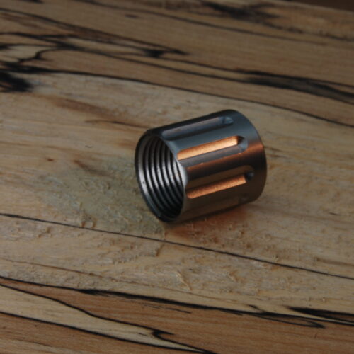 9/16"-24 TPI Stainless Fluted Thread Protector .625" OD x .625" Long - SKU#9481