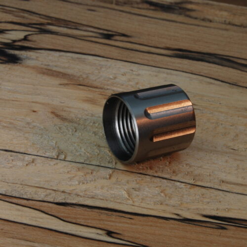 M13 x 1.25, Stainless Fluted Thread Protector .625" OD x .625" Long, Browning X-Bolt - SKU#9131