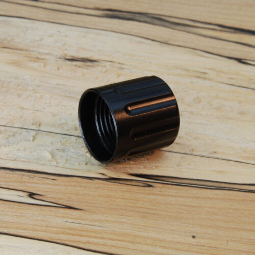 1/2"-28 TPI - Blued Fluted Thread Protector  .750" O.D. x  .750" OAL    Extra Long - SKU#9350