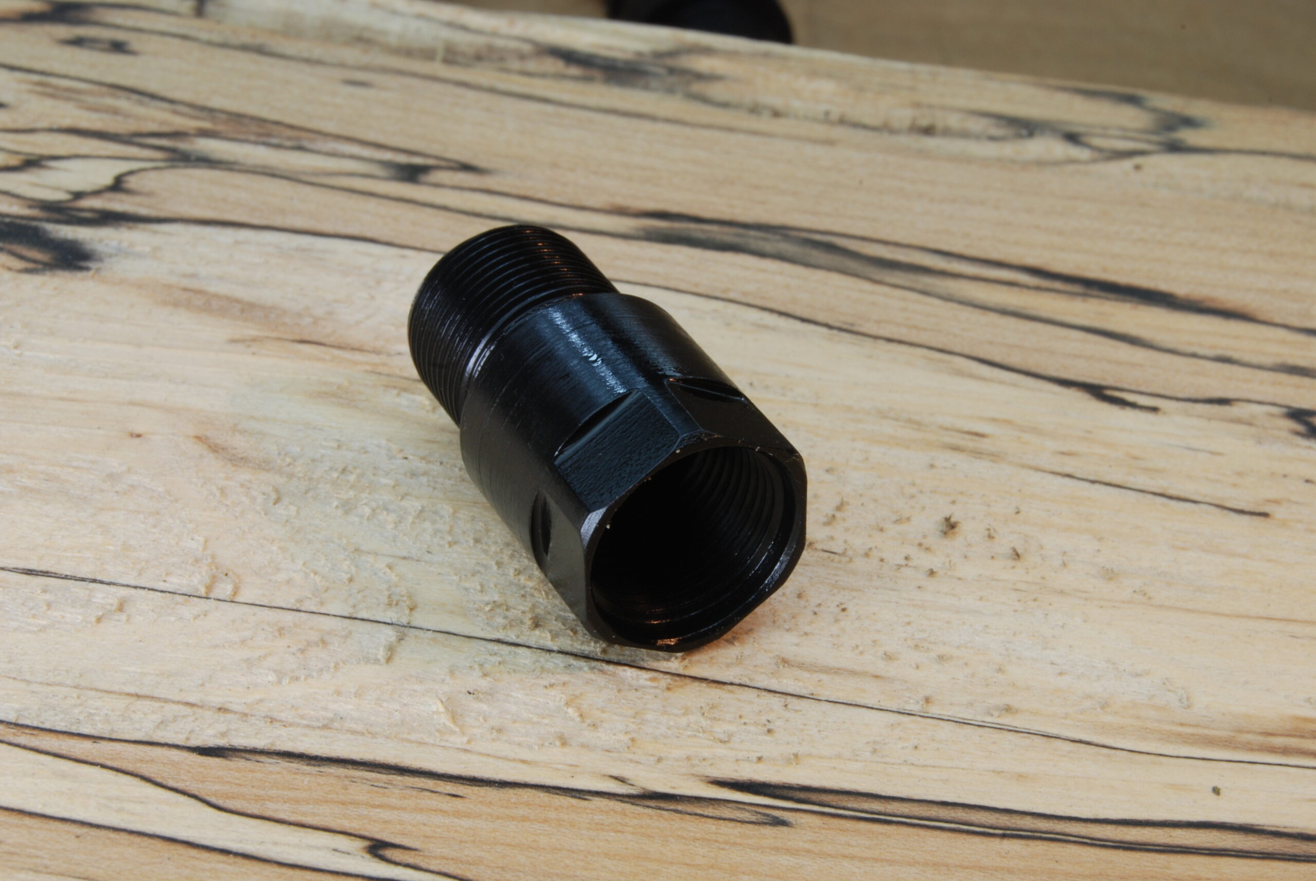 Thread Converter, 9/16"-24 (female) to .578"-28 TPI (male) - SKU#052 - Image 3