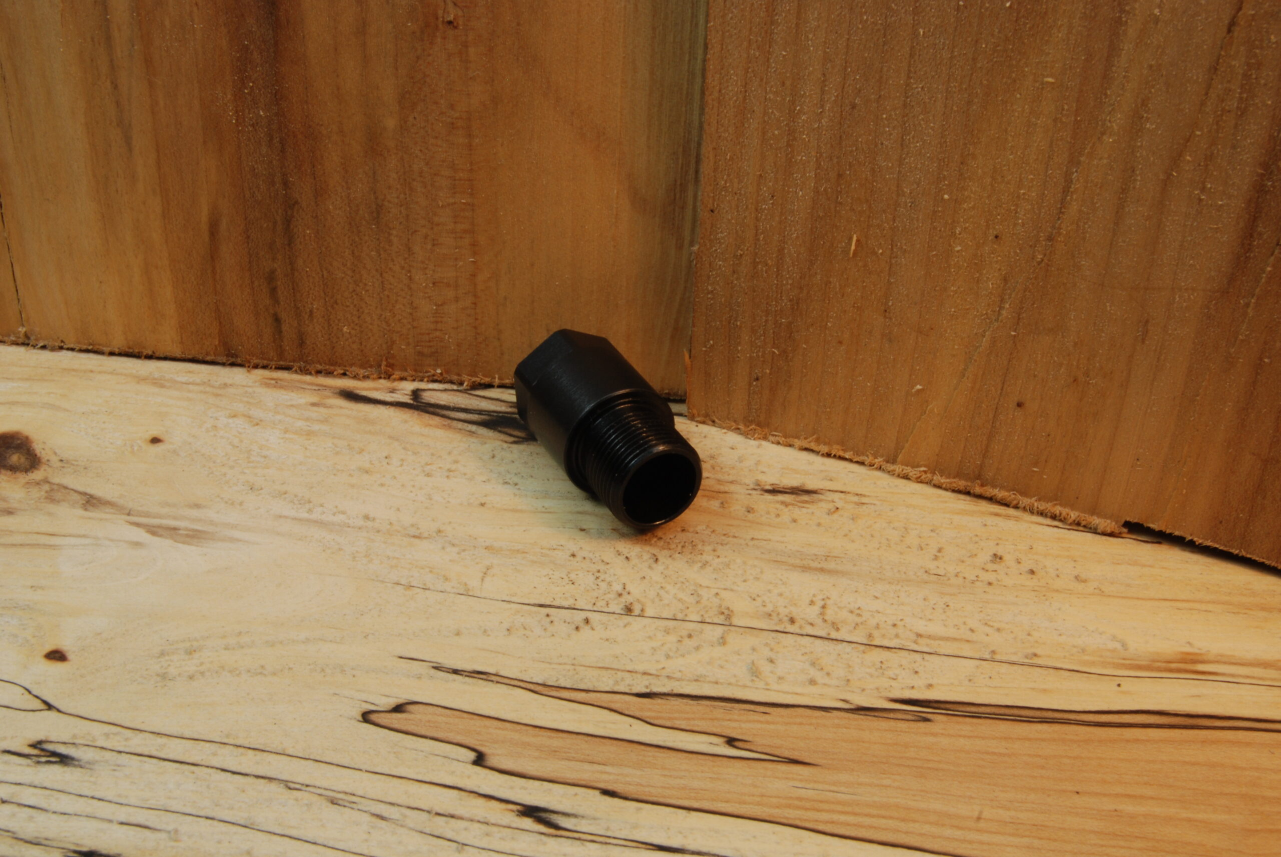 M13.5 X 1 LH (female) to U.S. 9/16"-24 TPI RH (male) METRIC to U.S. Thread Converter - SKU#059 - Image 4