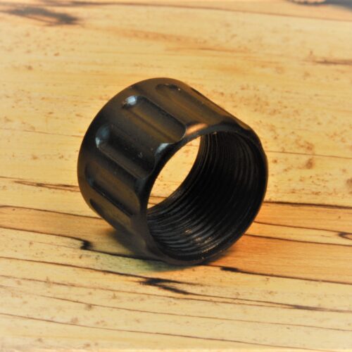 7/16"-28 -  Blued Fluted Thread Protector  .565" OD. x .525" Long  SKU#9204
