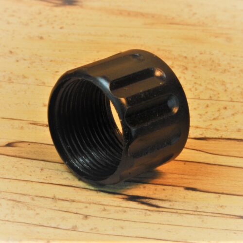 5/8"- 24 TPI,    Blued Fluted Thread Protector   .750" x OD x  .625" Long    SKU#9520