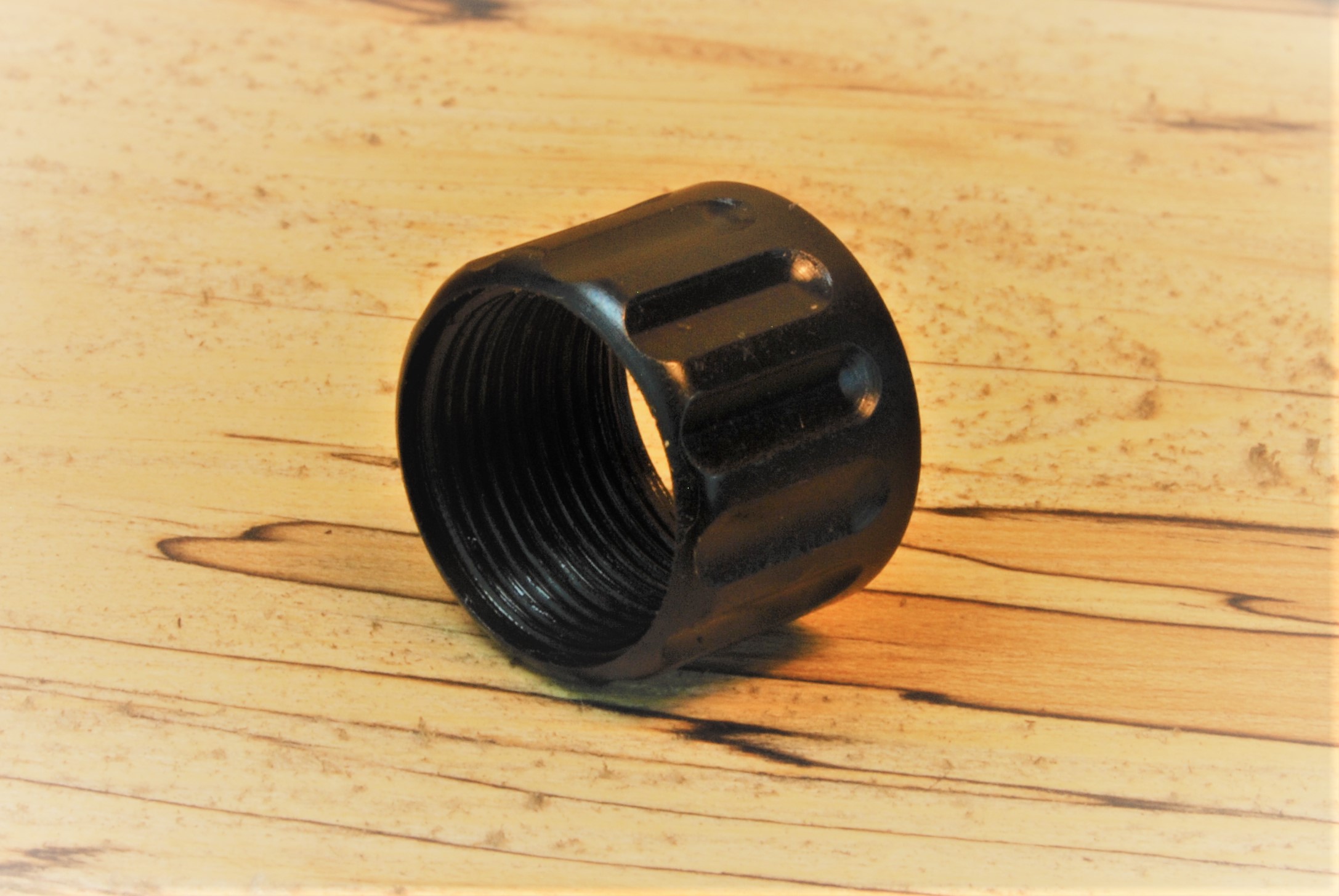 5/8"- 24 TPI, Blued Fluted Thread Protector .750" x OD x .625" Long SKU#9520