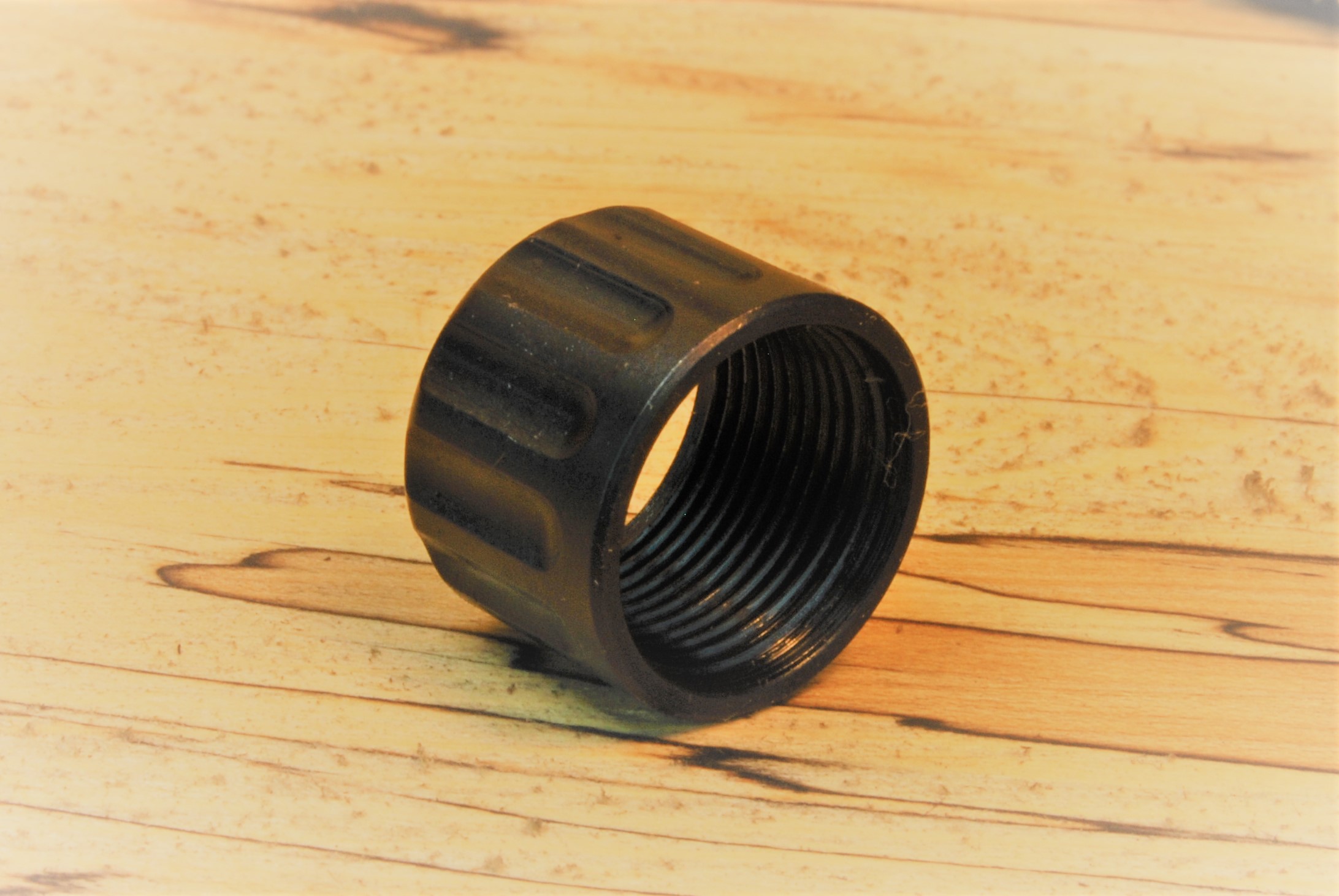 5/8"- 24 TPI, Blued Fluted Thread Protector .750" x OD x .625" Long SKU#9520 - Image 3