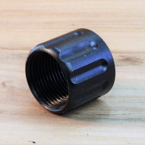 18mm x 1 RH Thread Protector .812" Diameter, .625" Long, M18x1 Blued - SKU#9180