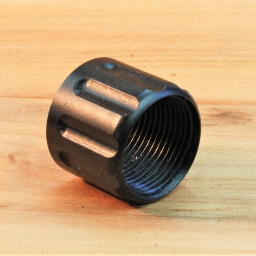 3/4"- 24 ,  Blued Fluted Thread Protector   .875" OD  x  .625" Long   SKU#9750