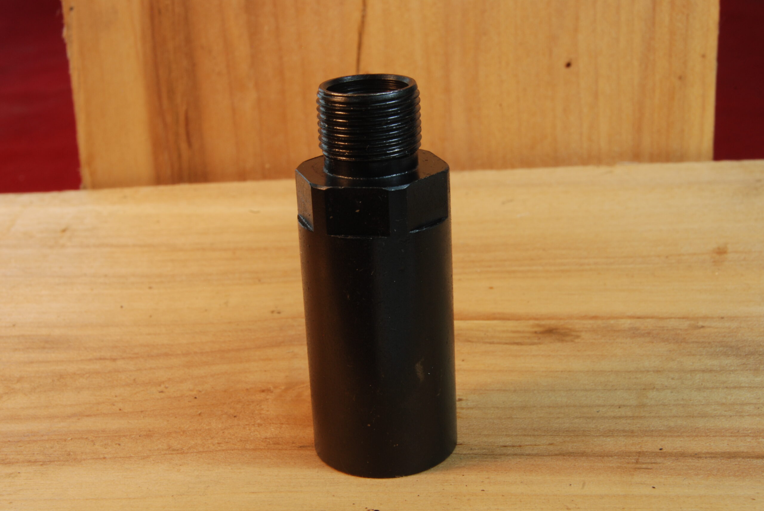 1/2-28 to 1/2-28 BLUED Barrel EXTENSION 1-1/2" Long - SKU#037 - Image 2