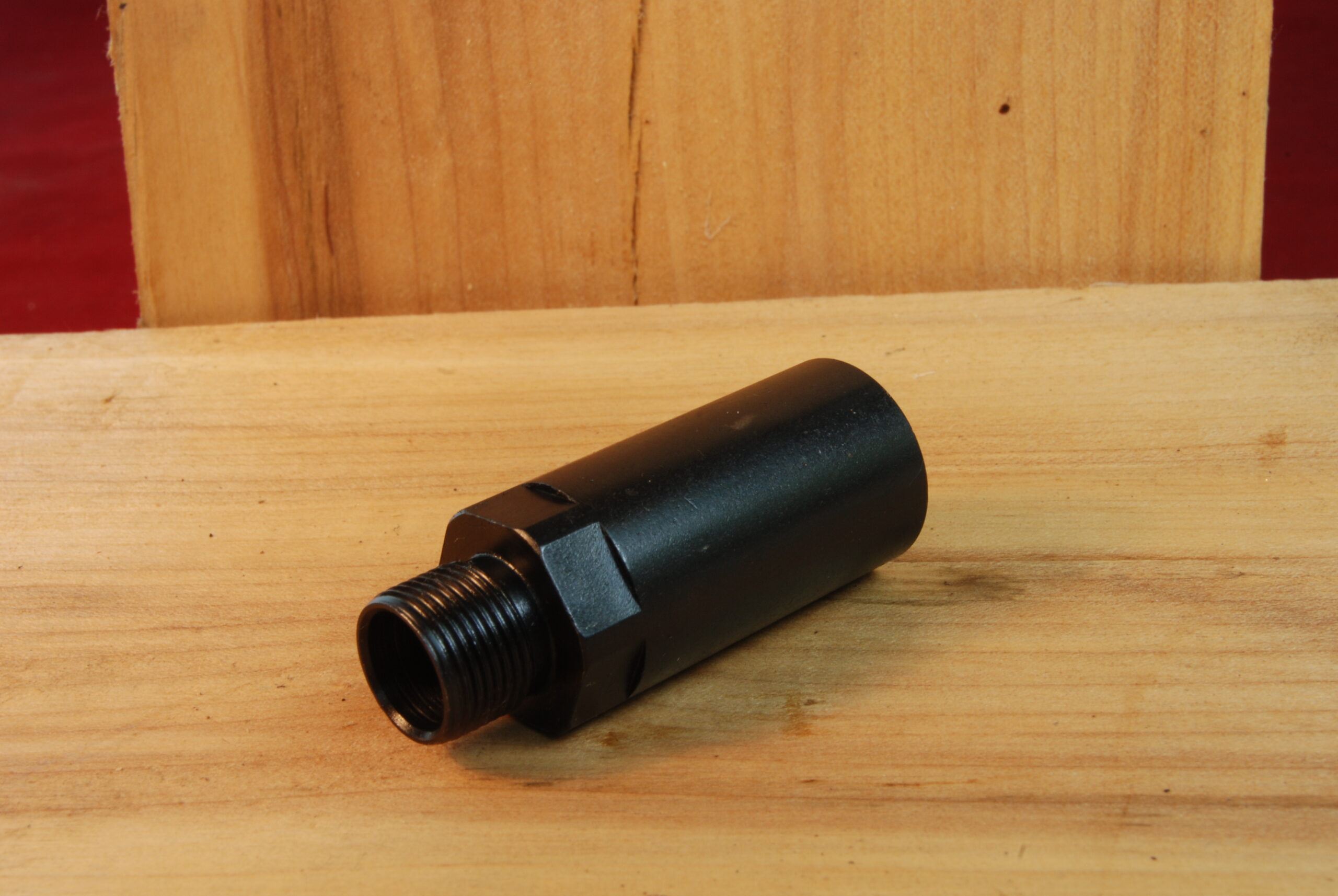 1/2-28 to 1/2-28 BLUED Barrel EXTENSION 1-1/2" Long - SKU#037