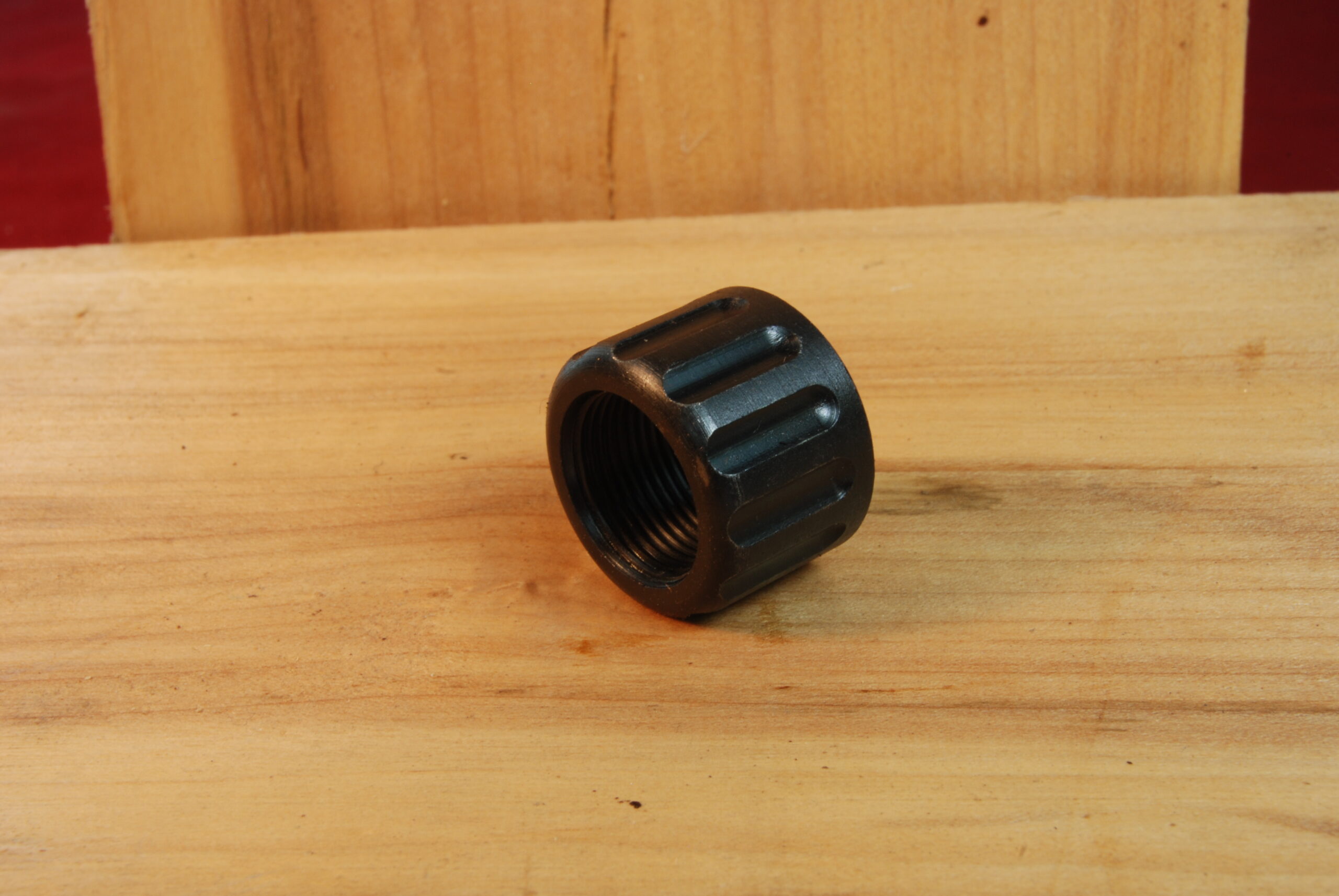 5/8"- 24 TPI, Blued Fluted Thread Protector .905" OD x .625" Long - SKU#9560