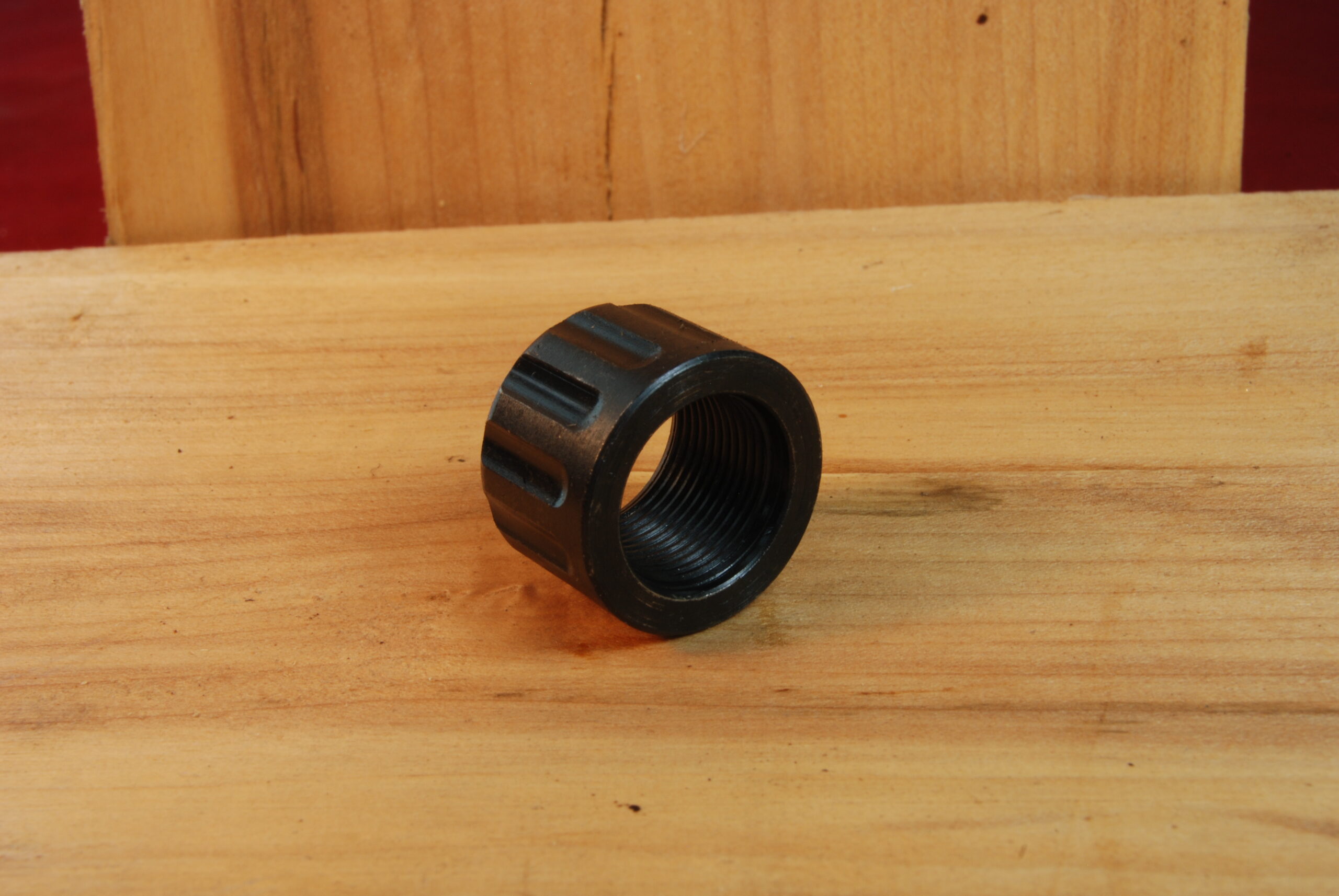 5/8"- 24 TPI, Blued Fluted Thread Protector .905" OD x .625" Long - SKU#9560 - Image 3