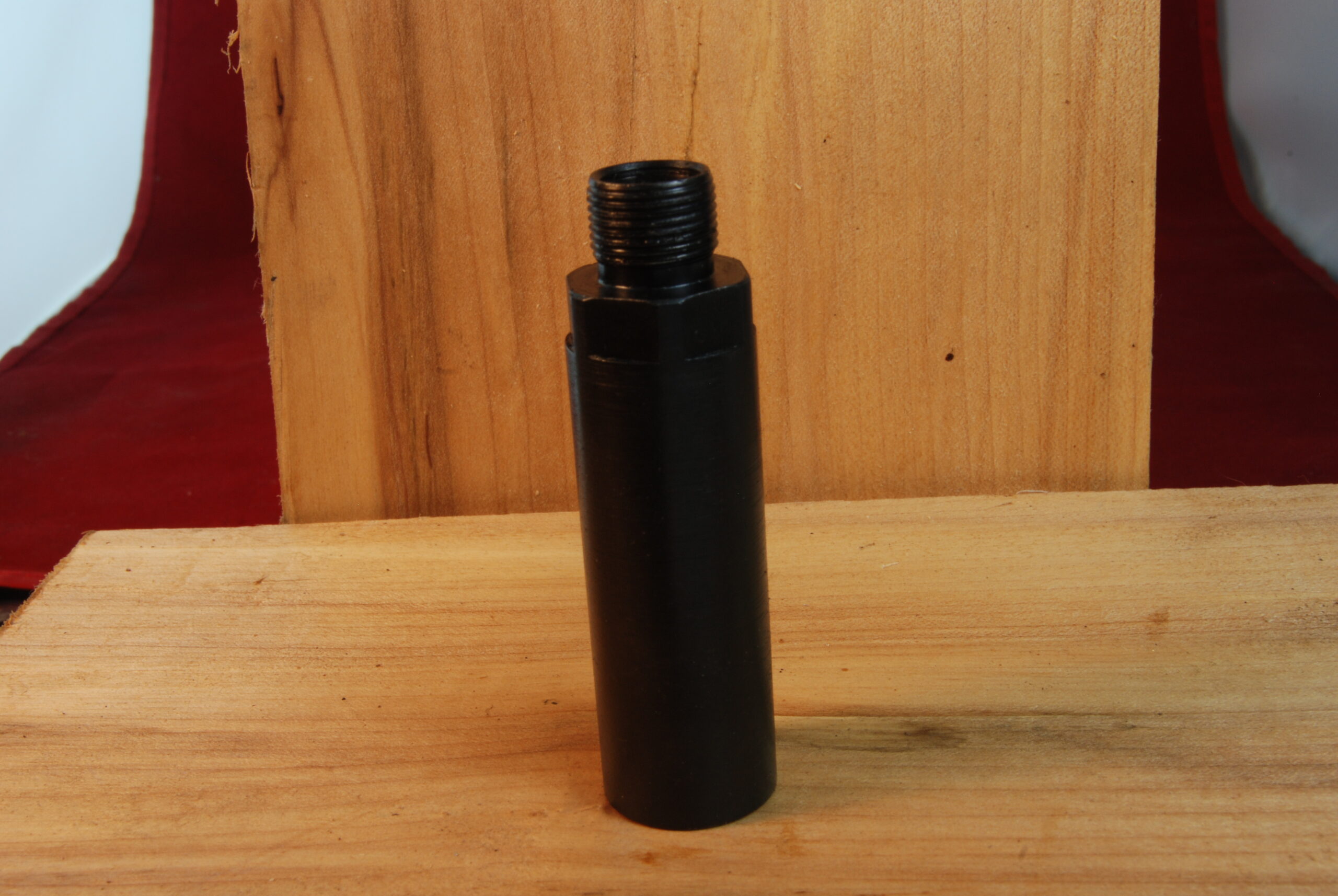 1/2-28 to 1/2-28 Barrel EXTENSION, Threaded Adapter 2-1/4" Extra Long - SKU#036 - Image 3