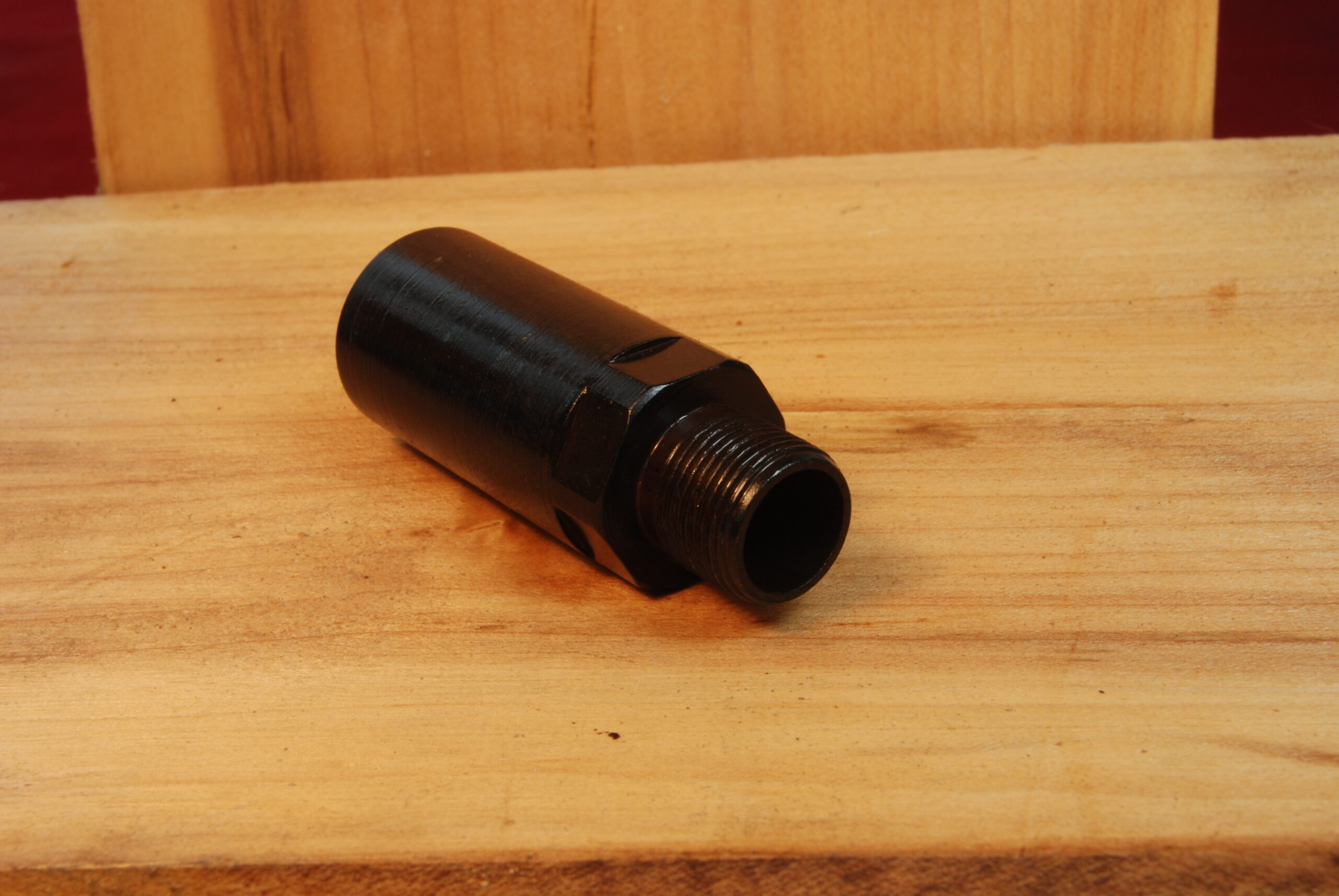 M13.5 X 1 LH to 1/2-28 TPI -Barrel EXTENSION, Adapter 1.5" (1-1/2") Length- SKU#048