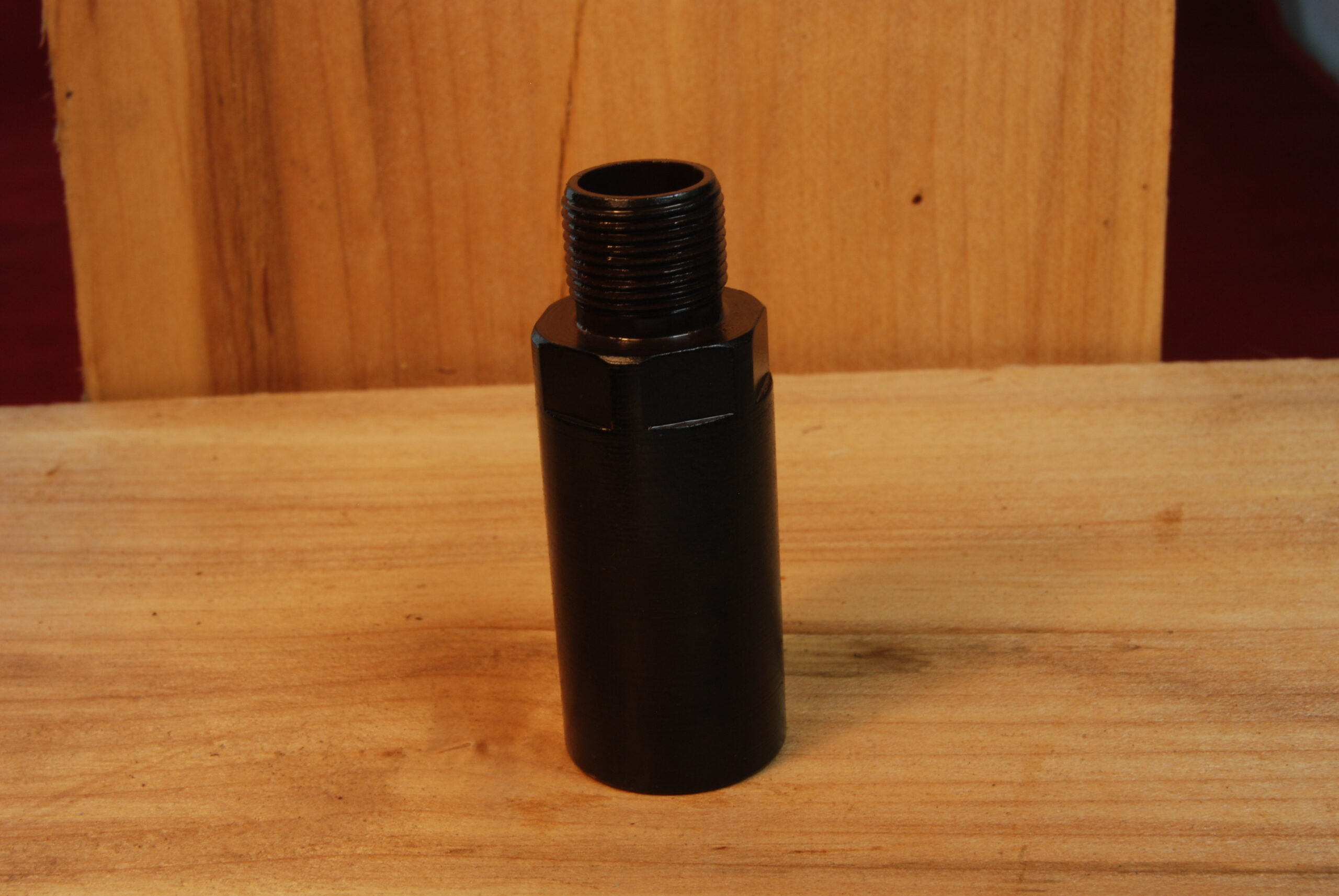 M13.5 X 1 LH to 1/2-28 TPI -Barrel EXTENSION, Adapter 1.5" (1-1/2") Length- SKU#048 - Image 2