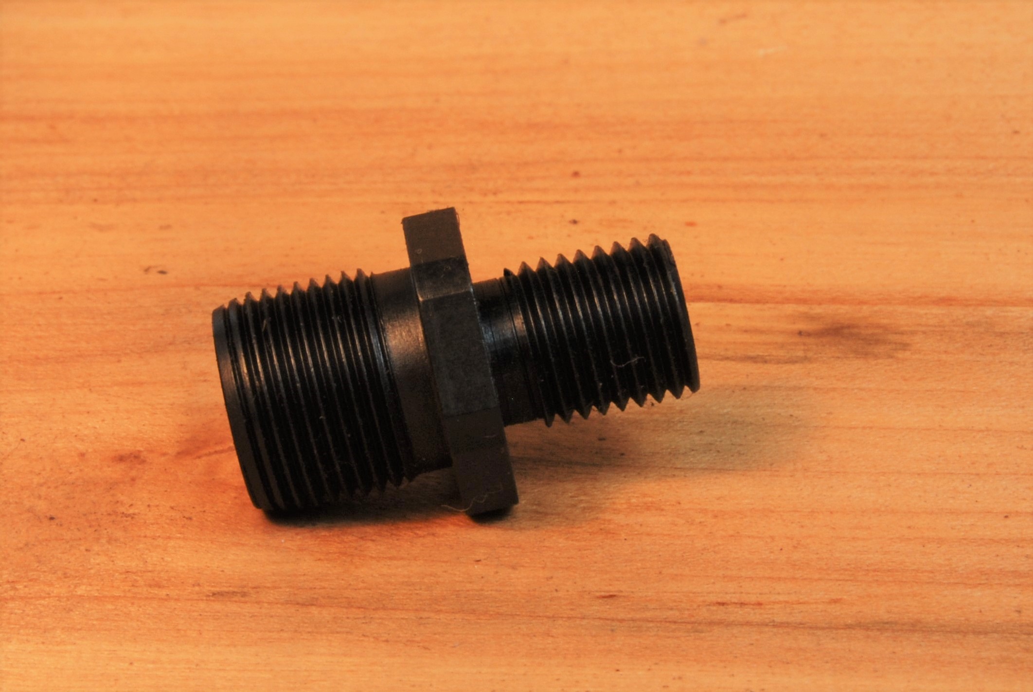 Male to Male Adapter, 3/8"-24 male to 1/2"-28 male muzzle thread adapter - SKU#054 - Image 8