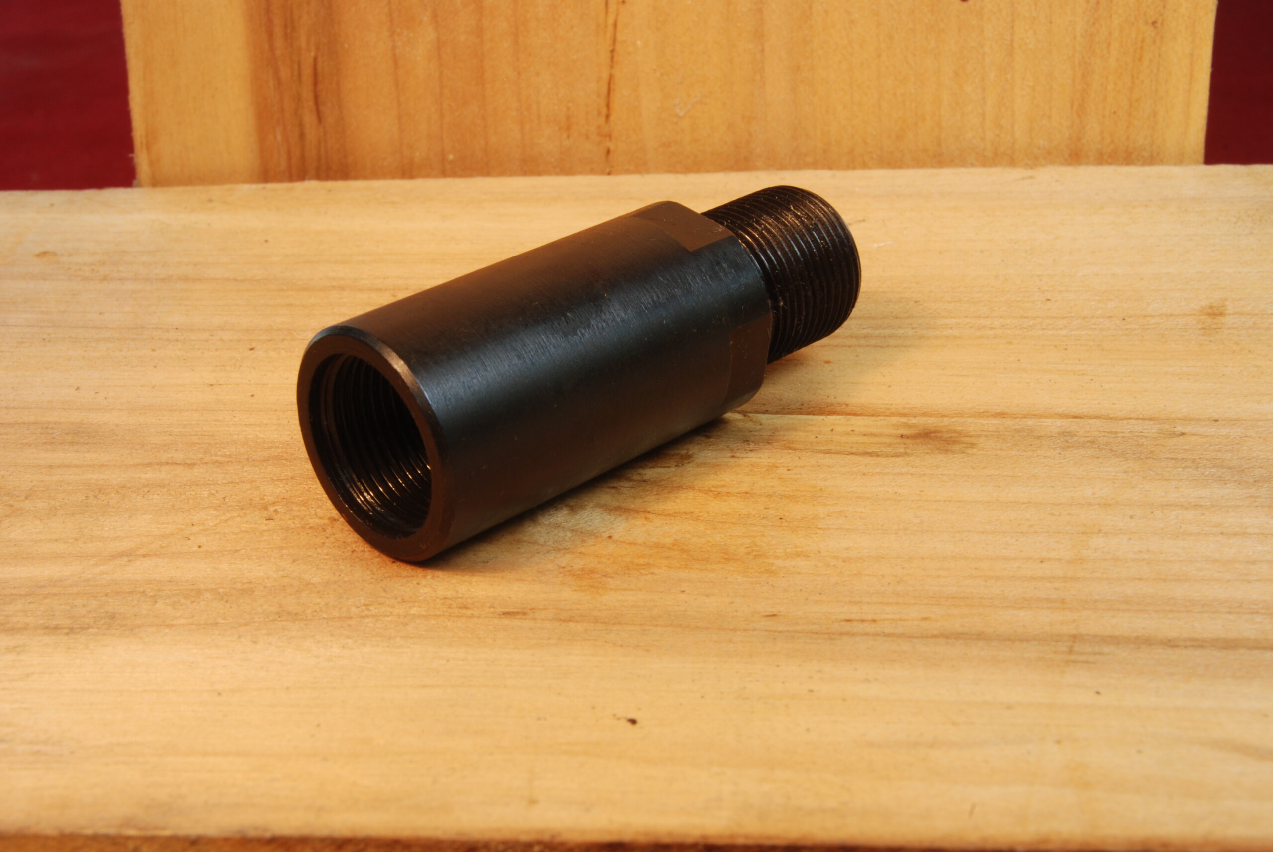 1-1/2" Length Barrel EXTENSION, 5/8"-24 TPI to 5/8"-24 TPI -Threaded Adapter - SKU#078 - Image 2