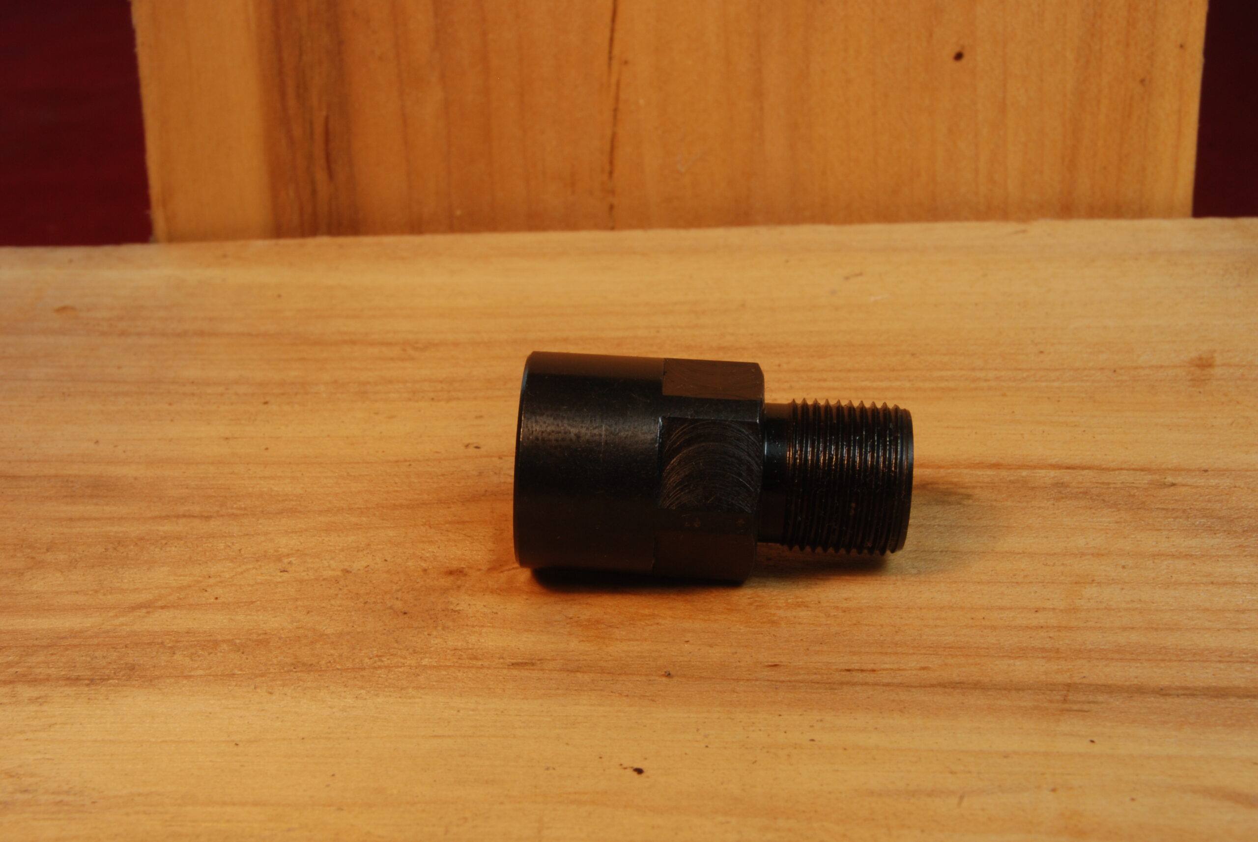 M15x1 RH to 1/2"-28 METRIC to U.S.- Barrel Adapter Thread Converter SKU#108 - Image 2