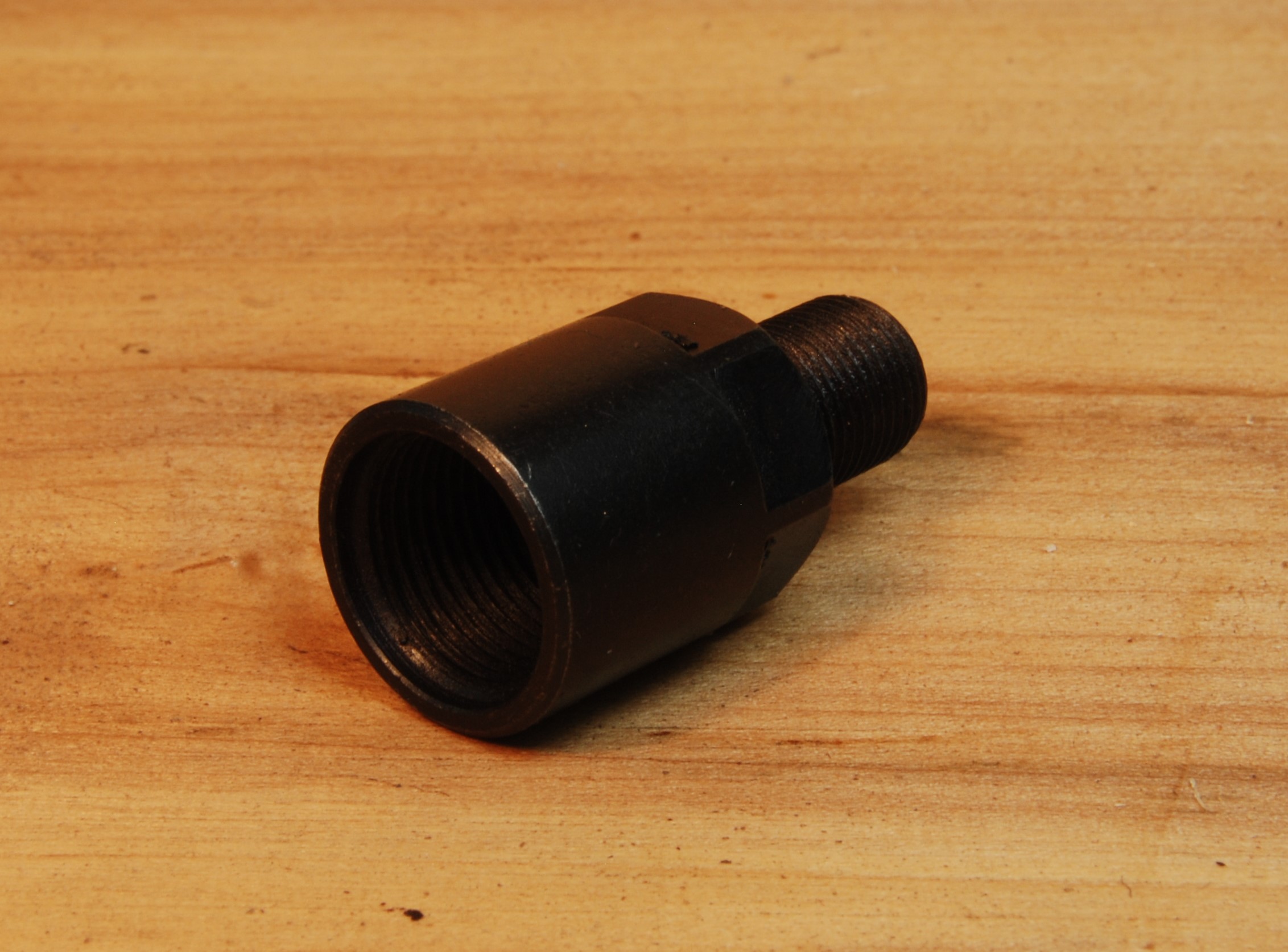 1/2"-28 TPI (female) to Metric M9 X .75 (male) Thread Converter - SKU#073 - Image 3