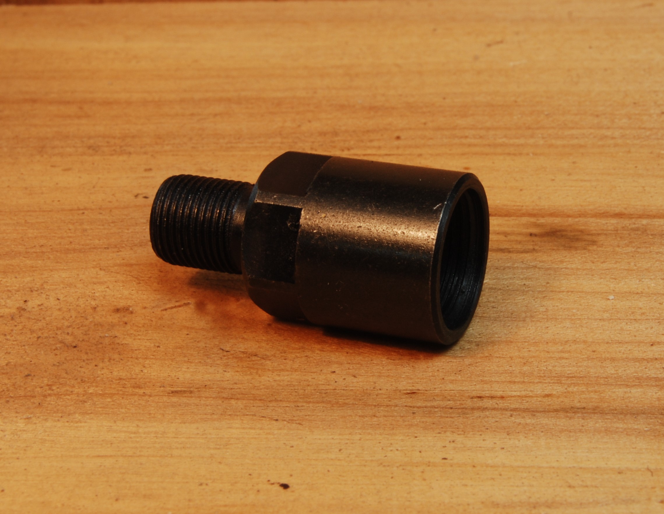 1/2"-28 TPI (female) to Metric M9 X .75 (male) Thread Converter - SKU#073 - Image 5