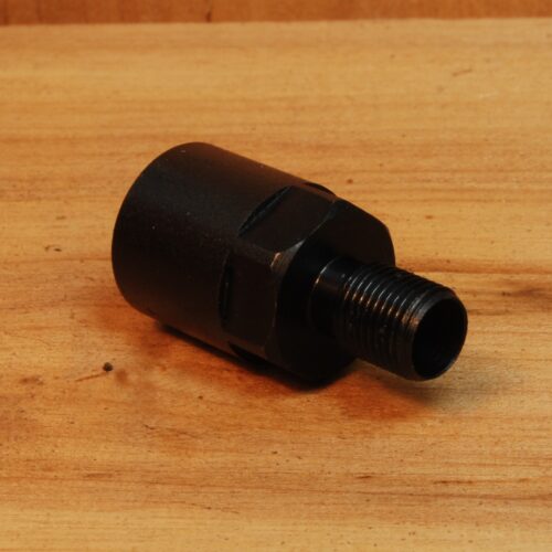 1/2"-28 TPI (female) to Metric M8 X .75 (male) Thread Converter - SKU#072