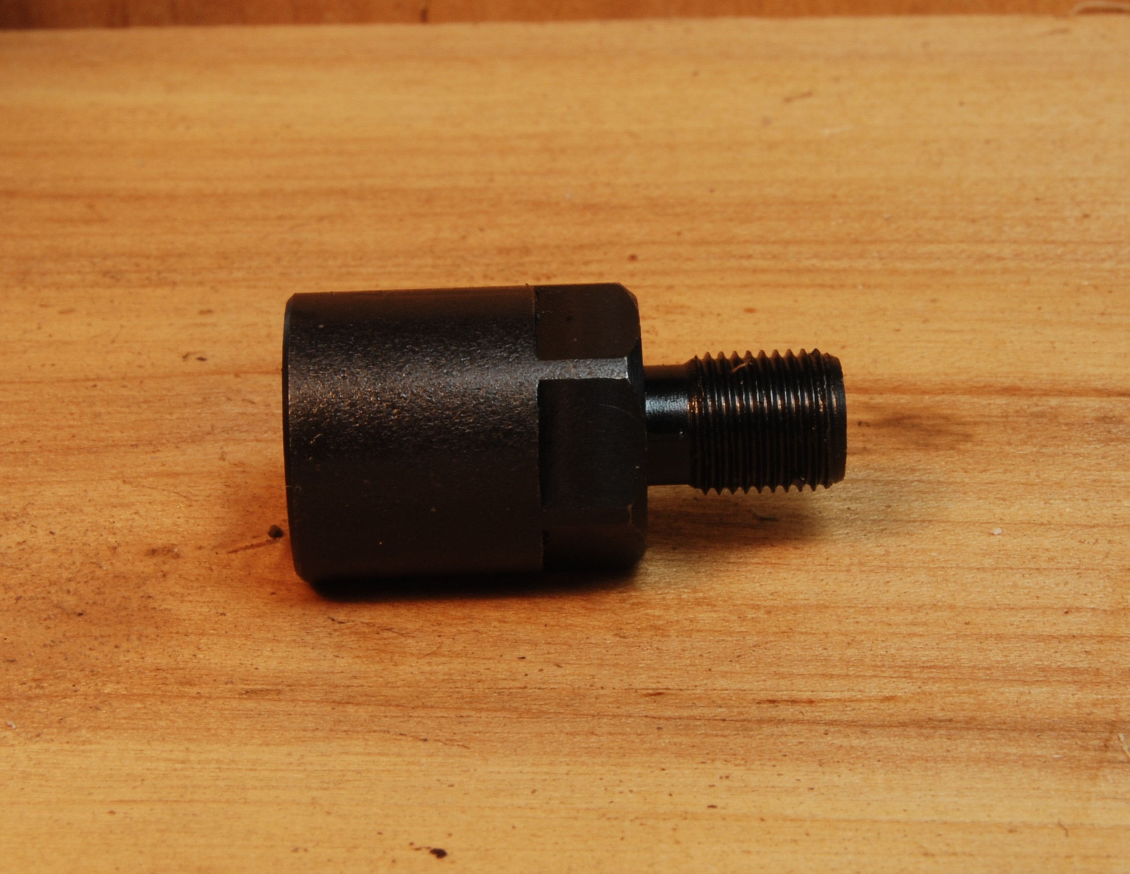 1/2"-28 TPI (female) to Metric M8 X .75 (male) Thread Converter - SKU#072 - Image 2