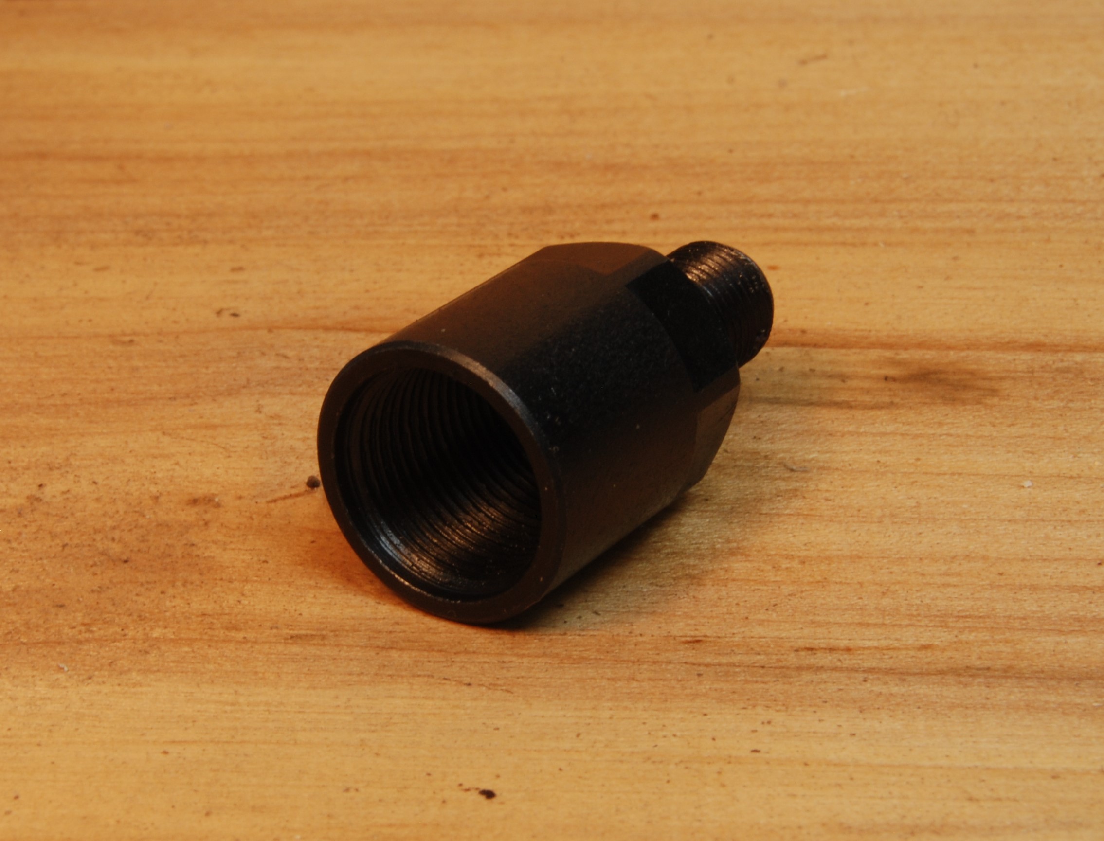 1/2"-28 TPI (female) to Metric M8 X .75 (male) Thread Converter - SKU#072 - Image 4