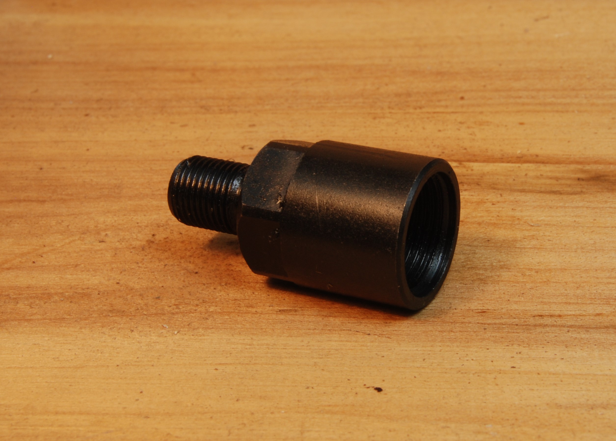 1/2"-28 TPI (female) to Metric M8 X .75 (male) Thread Converter - SKU#072 - Image 5