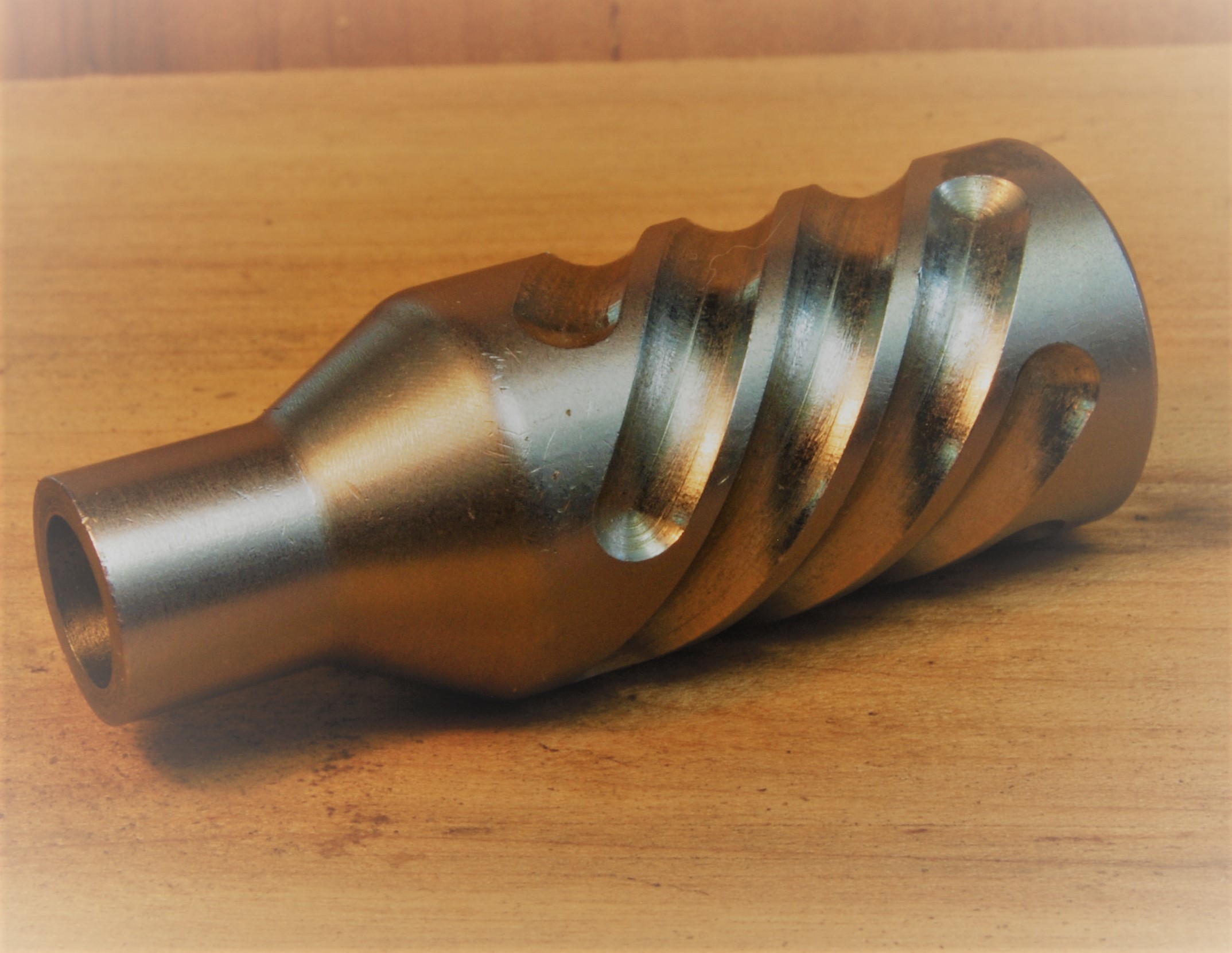 Tactical Bolt Handle, "Helical" Design - STAINLESS STEEL - SKU#001 - Image 5