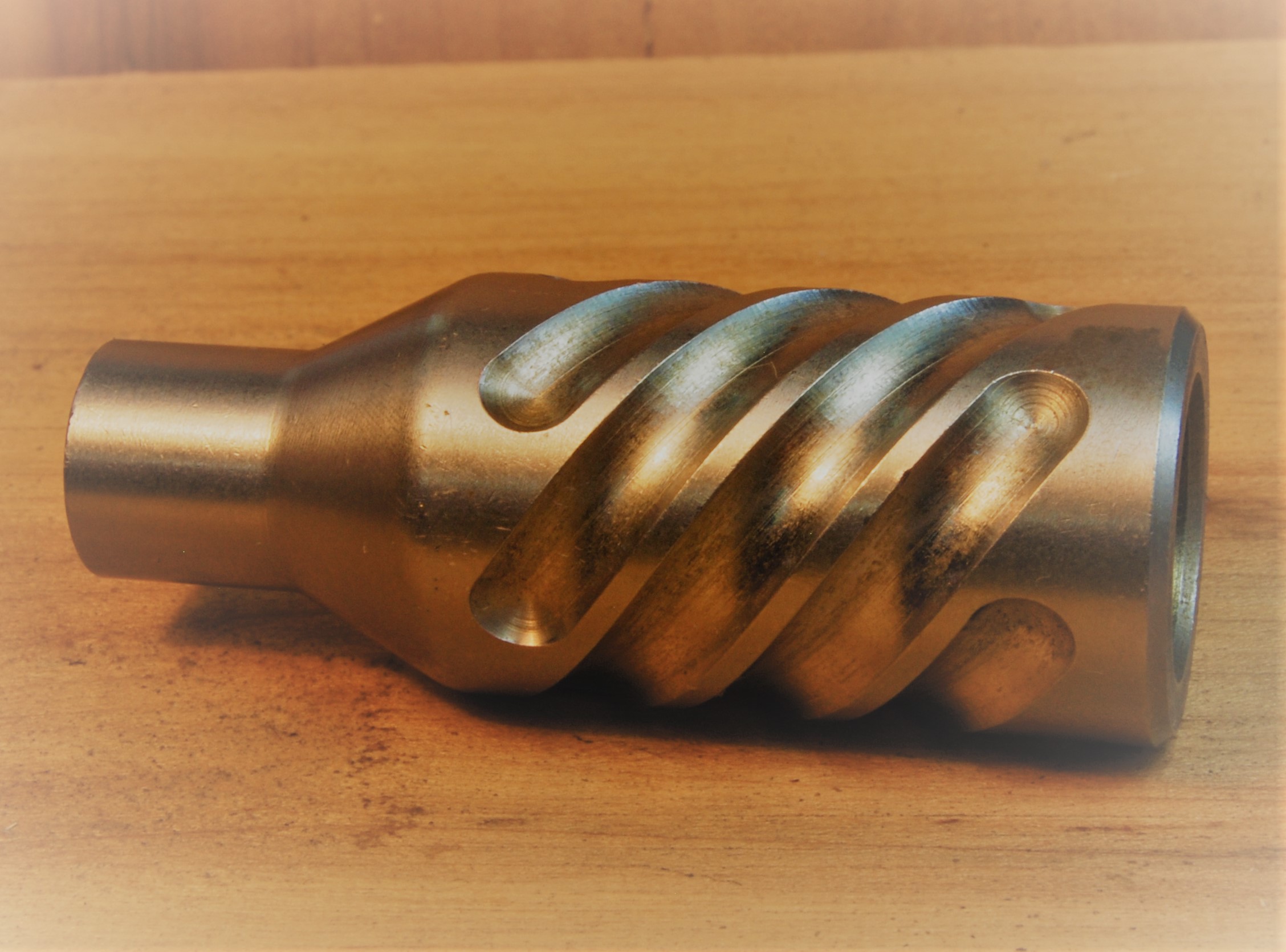 Tactical Bolt Handle, "Helical" Design - STAINLESS STEEL - SKU#001 - Image 4
