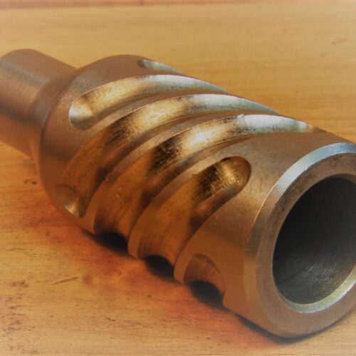 Tactical Bolt Handle, "Helical" Design - STAINLESS STEEL - SKU#001