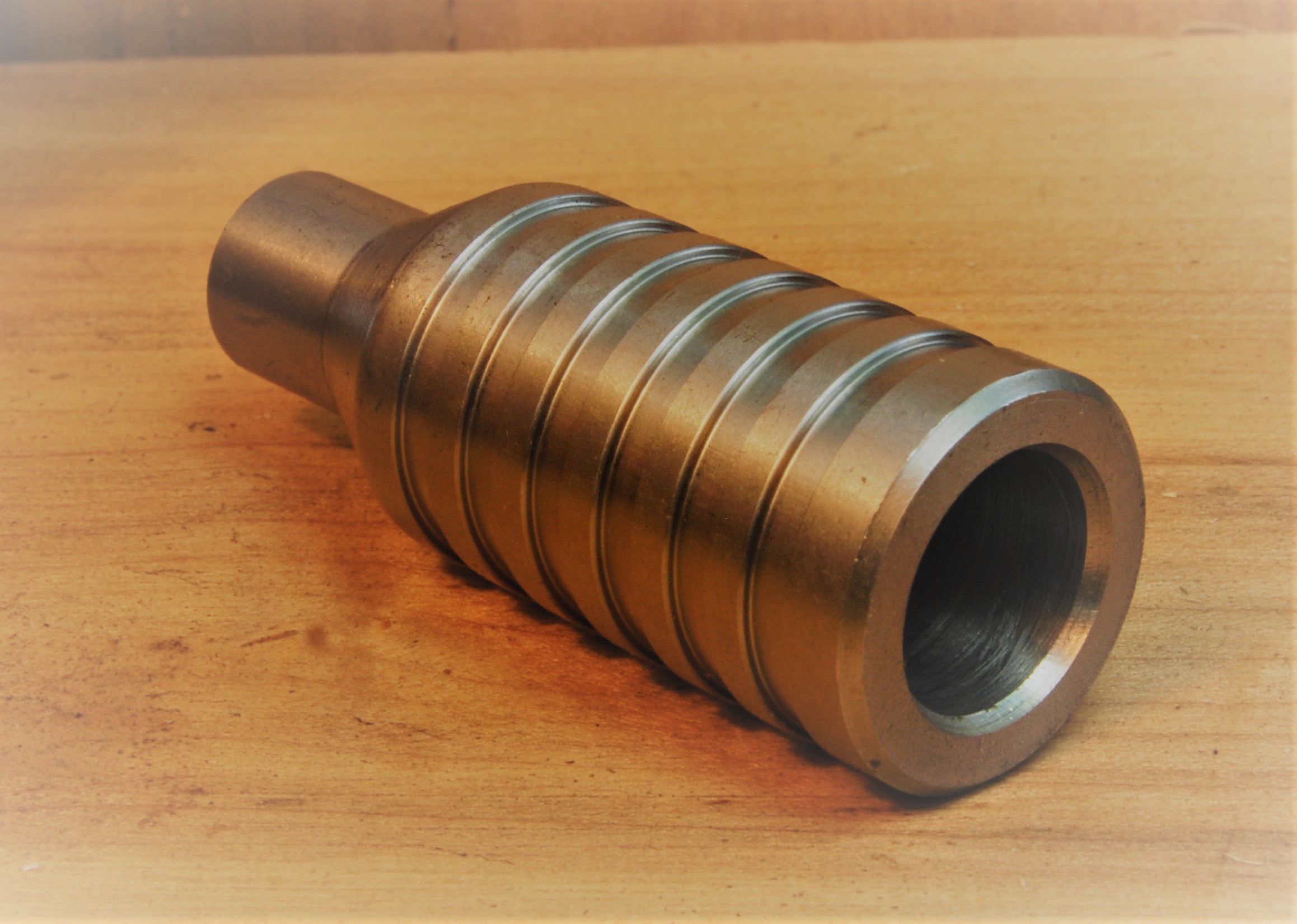 Tactical Bolt Handle, "LABRINTH" Design - STAINLESS STEEL - SKU#007