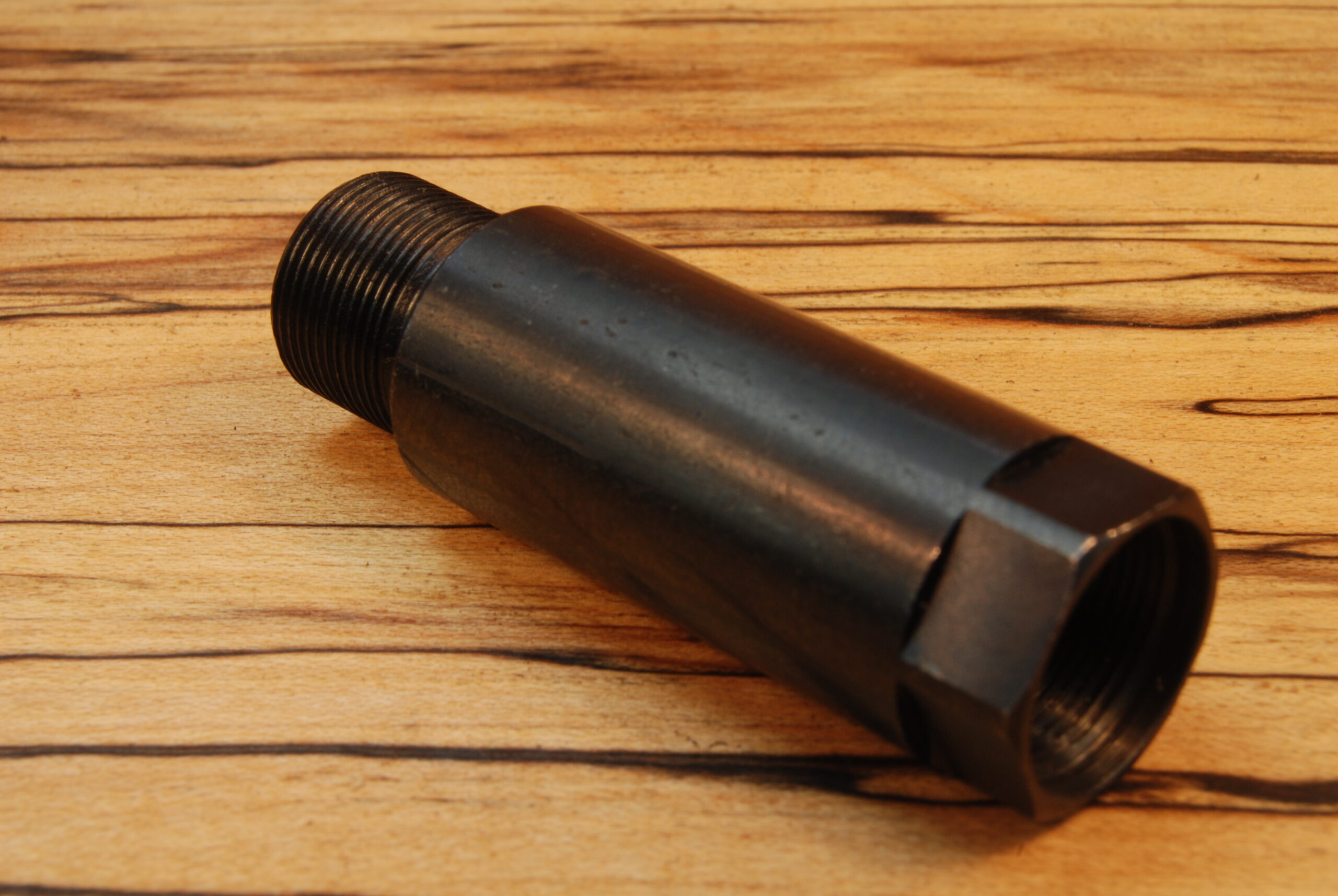 1/2-36 TPI to 1/2-28 TPI 1-1/2" Long Barrel EXTENSION, Threaded Adapter - SKU#109 - Image 4