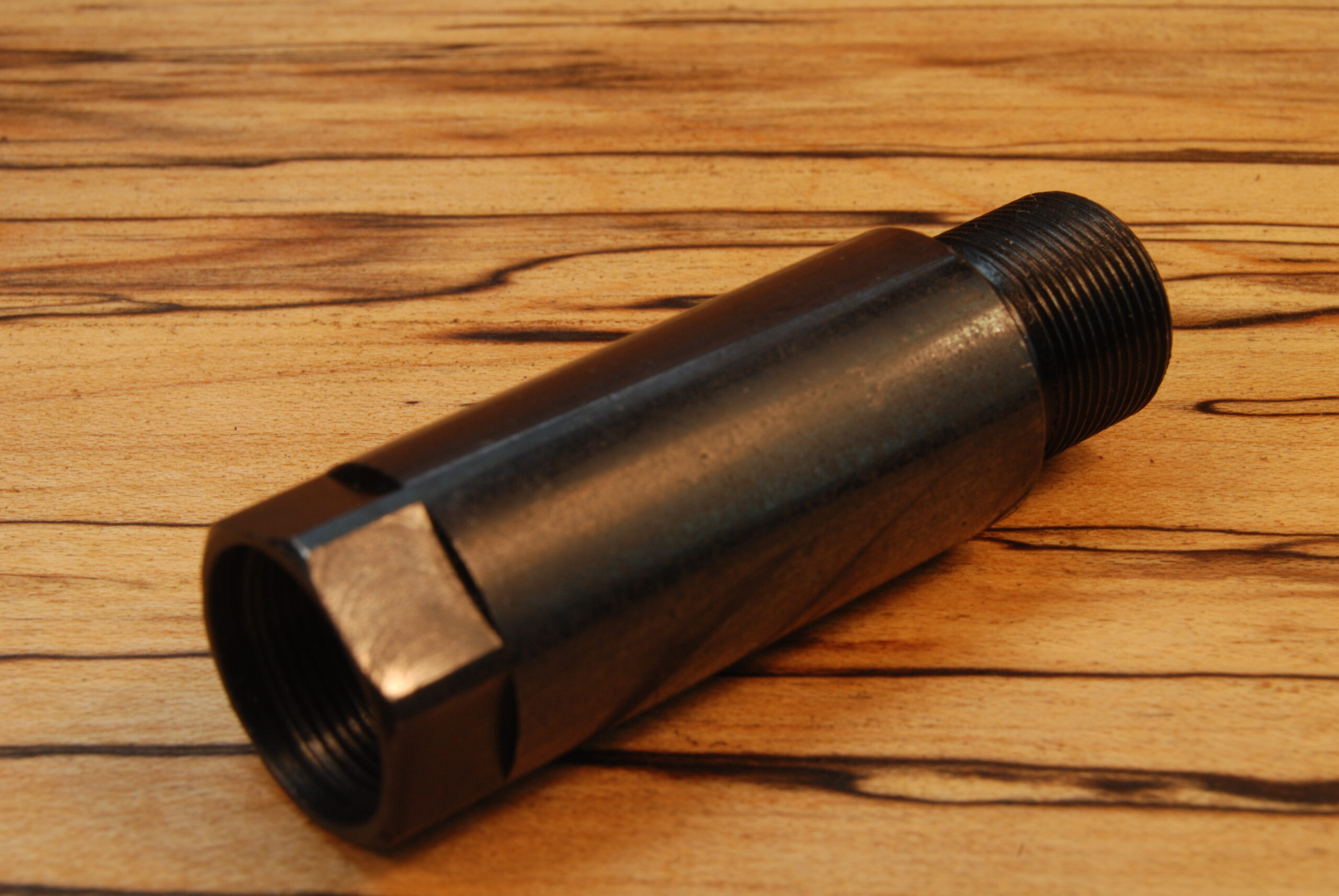 1/2-36 TPI to 1/2-28 TPI 1-1/2" Long Barrel EXTENSION, Threaded Adapter - SKU#109 - Image 3